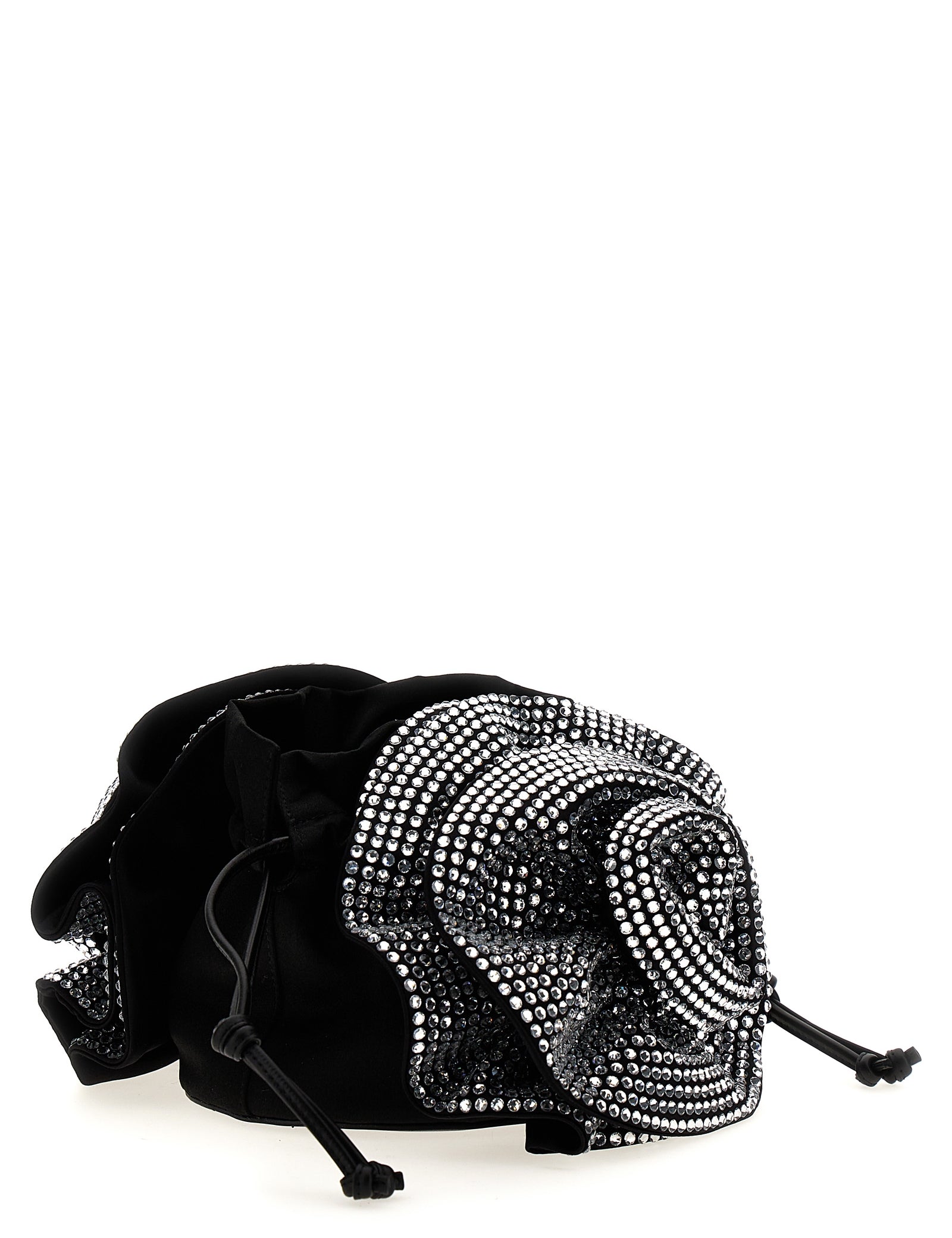 Magda Butrym Black Viscose Crossbody Bag