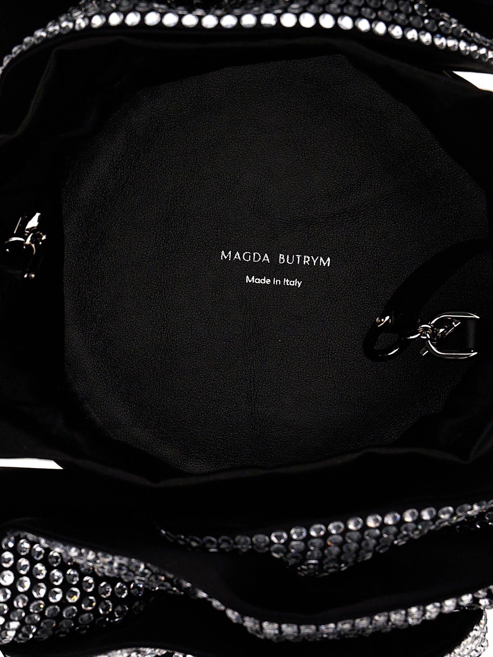 Magda Butrym Black Viscose Crossbody Bag