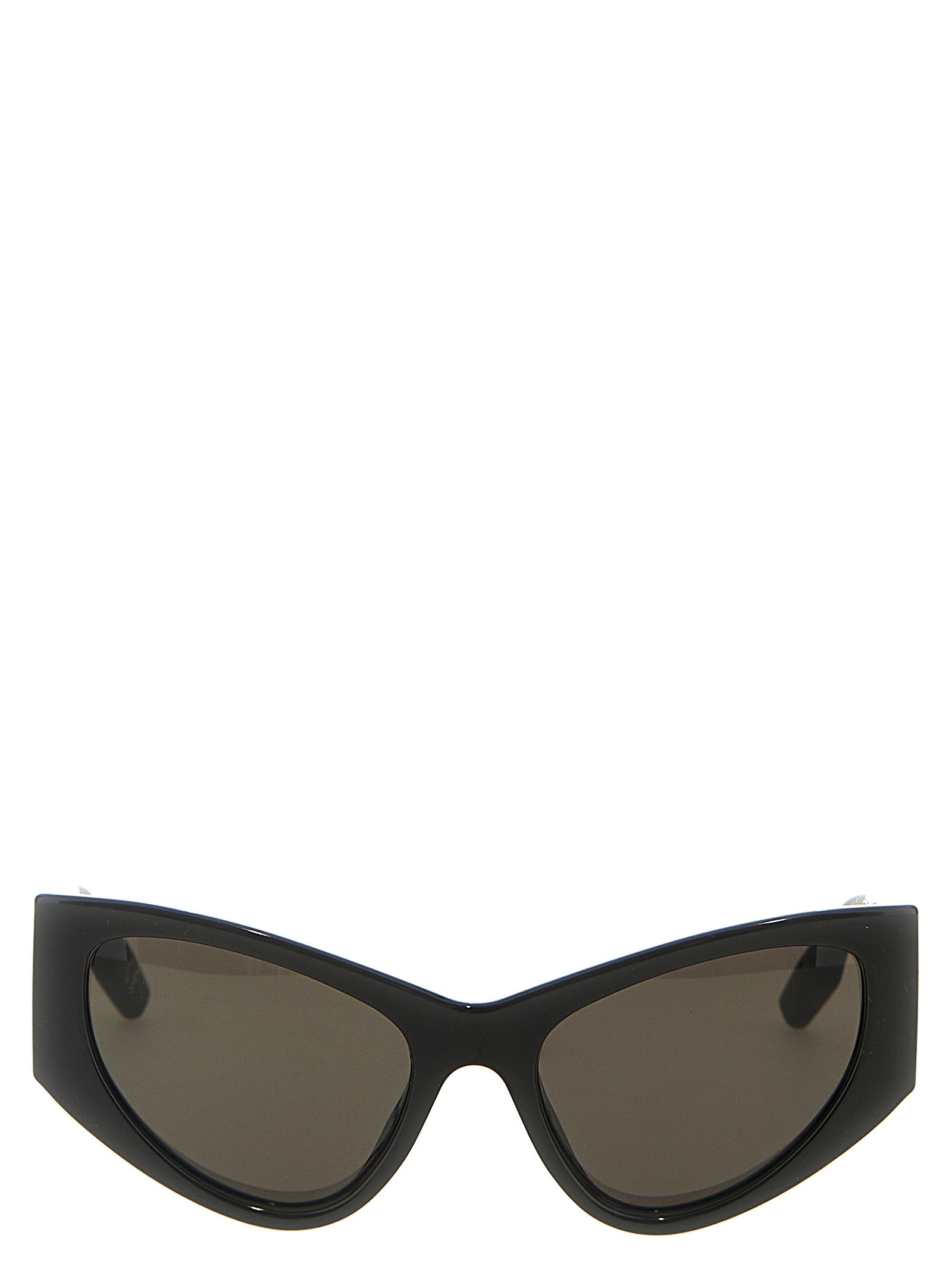 Balenciaga Black Polyamide LED Logo Sunglasses