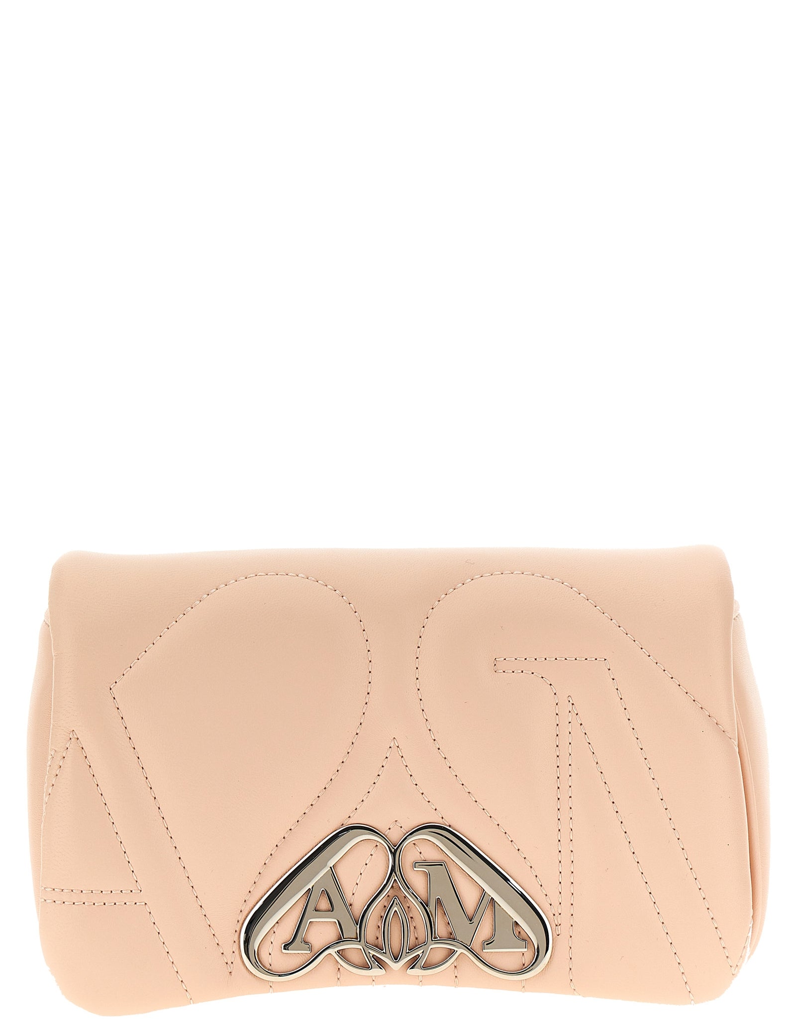Alexander McQueen Beige Lamb Leather Crossbody Bag