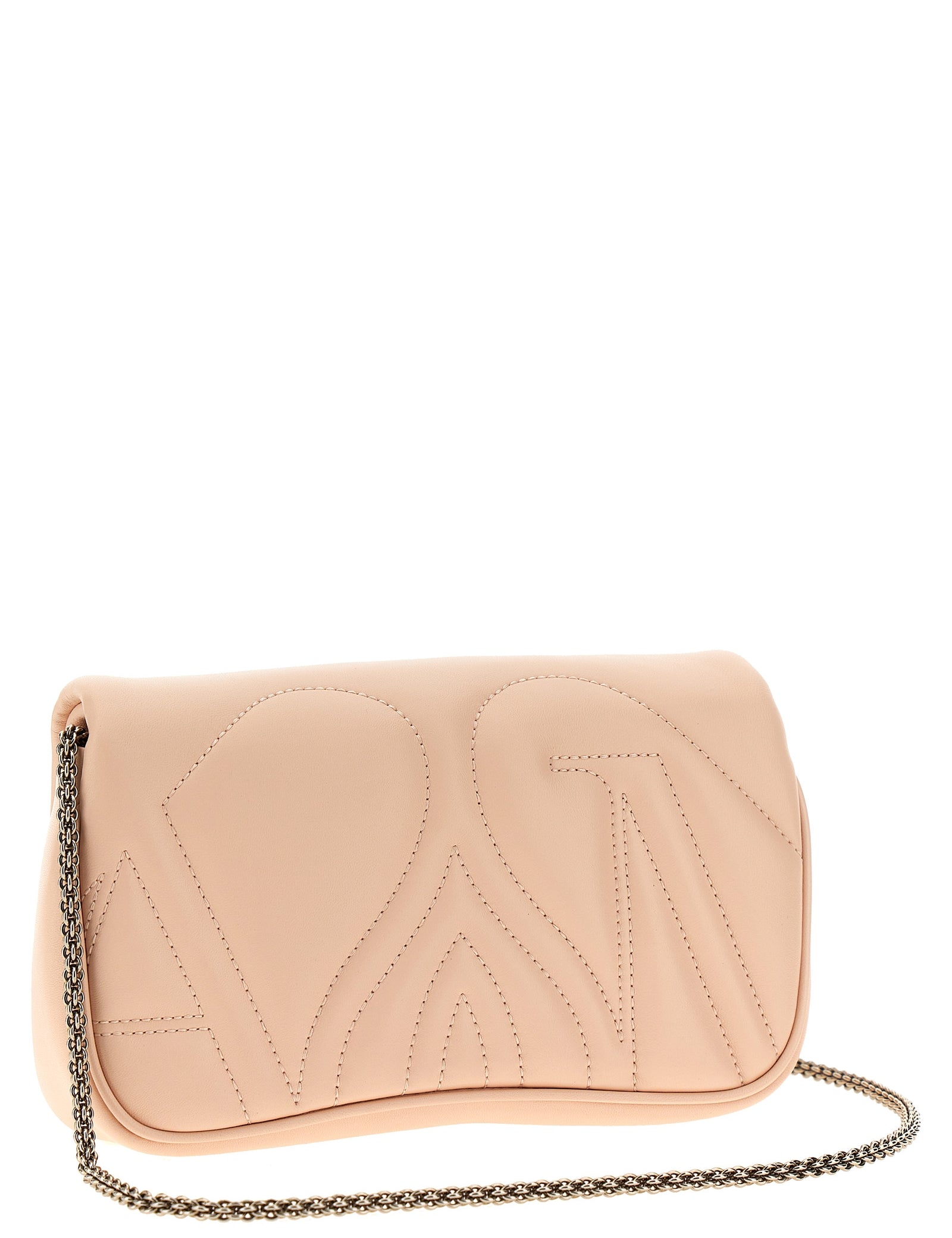 Alexander McQueen Beige Lamb Leather Crossbody Bag