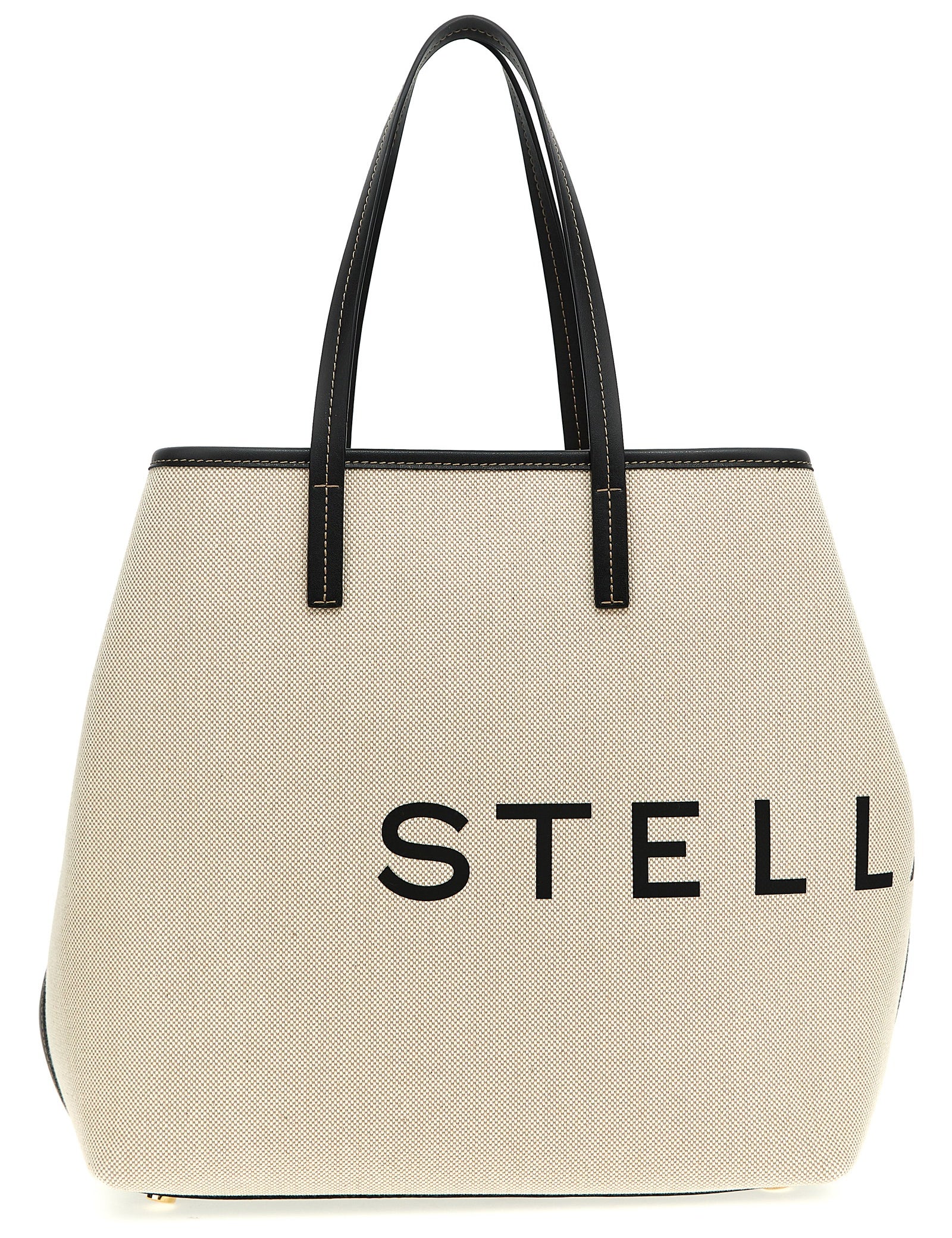 Stella McCartney Beige Canvas Tote Bag