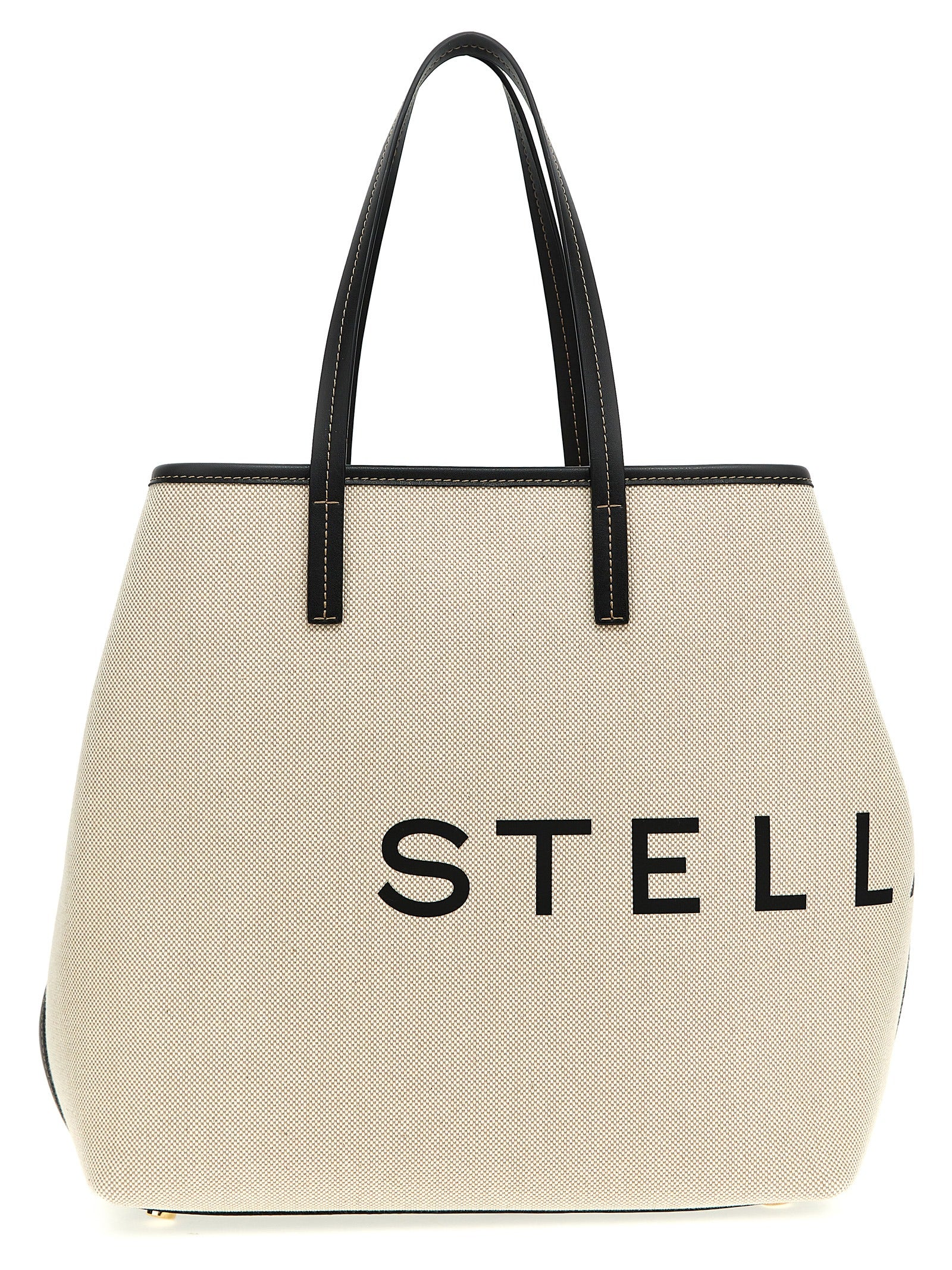 Stella McCartney Beige Canvas Tote Bag
