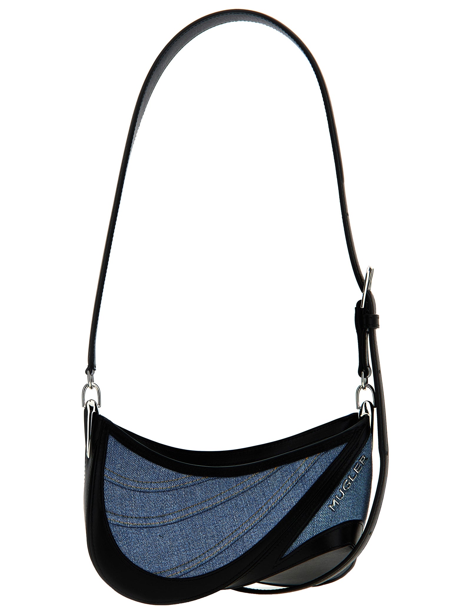 Mugler Multicolor Calfskin Shoulder Bag