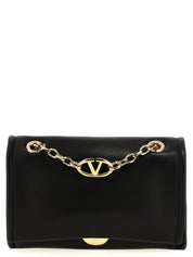Valentino Garavani Black Lamb Leather Shoulder Bag