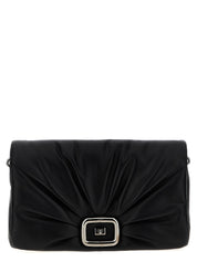 Roger Vivier Black Napa Leather Shoulder Bag