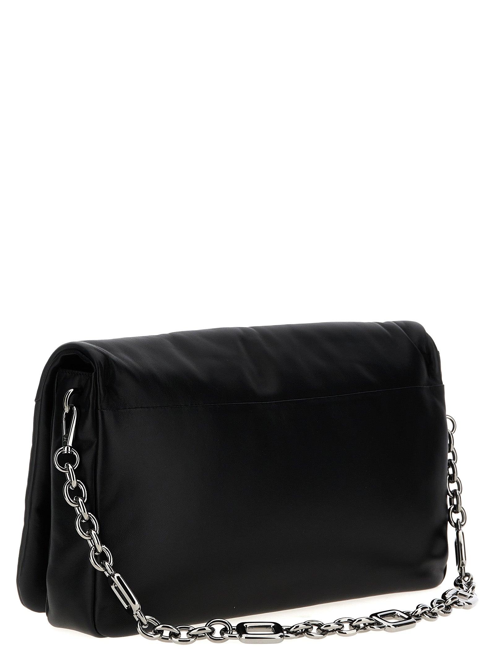 Roger Vivier Black Napa Leather Shoulder Bag