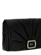 Roger Vivier Black Napa Leather Shoulder Bag