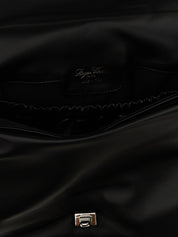 Roger Vivier Black Napa Leather Shoulder Bag
