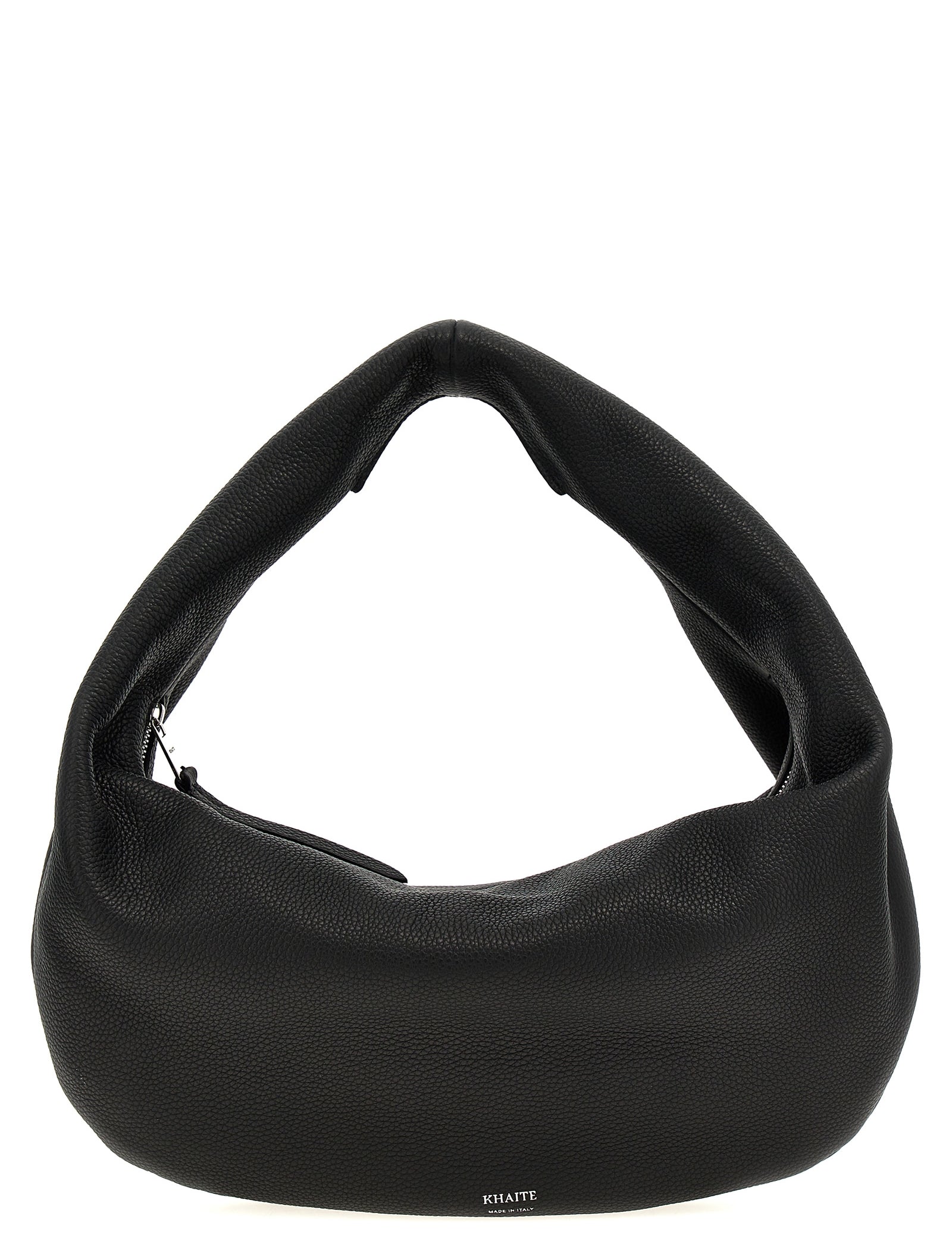 Khaite Black Calfskin Hobo Bag