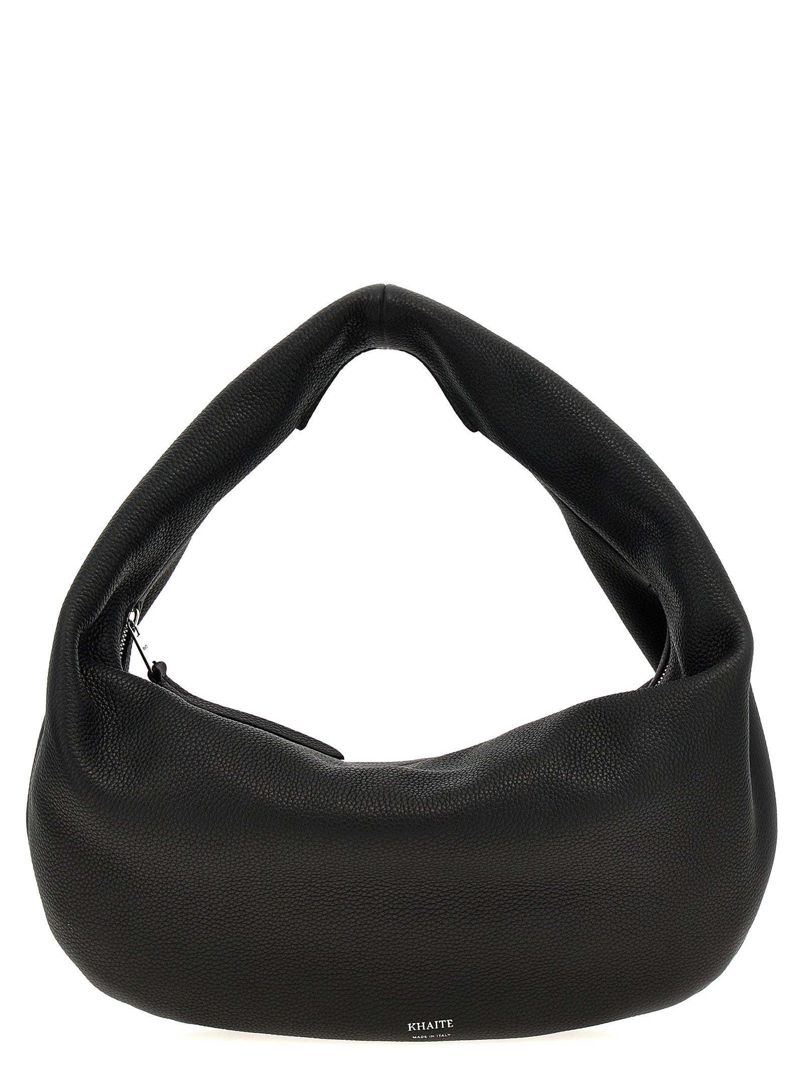 Khaite Black Calfskin Hobo Bag