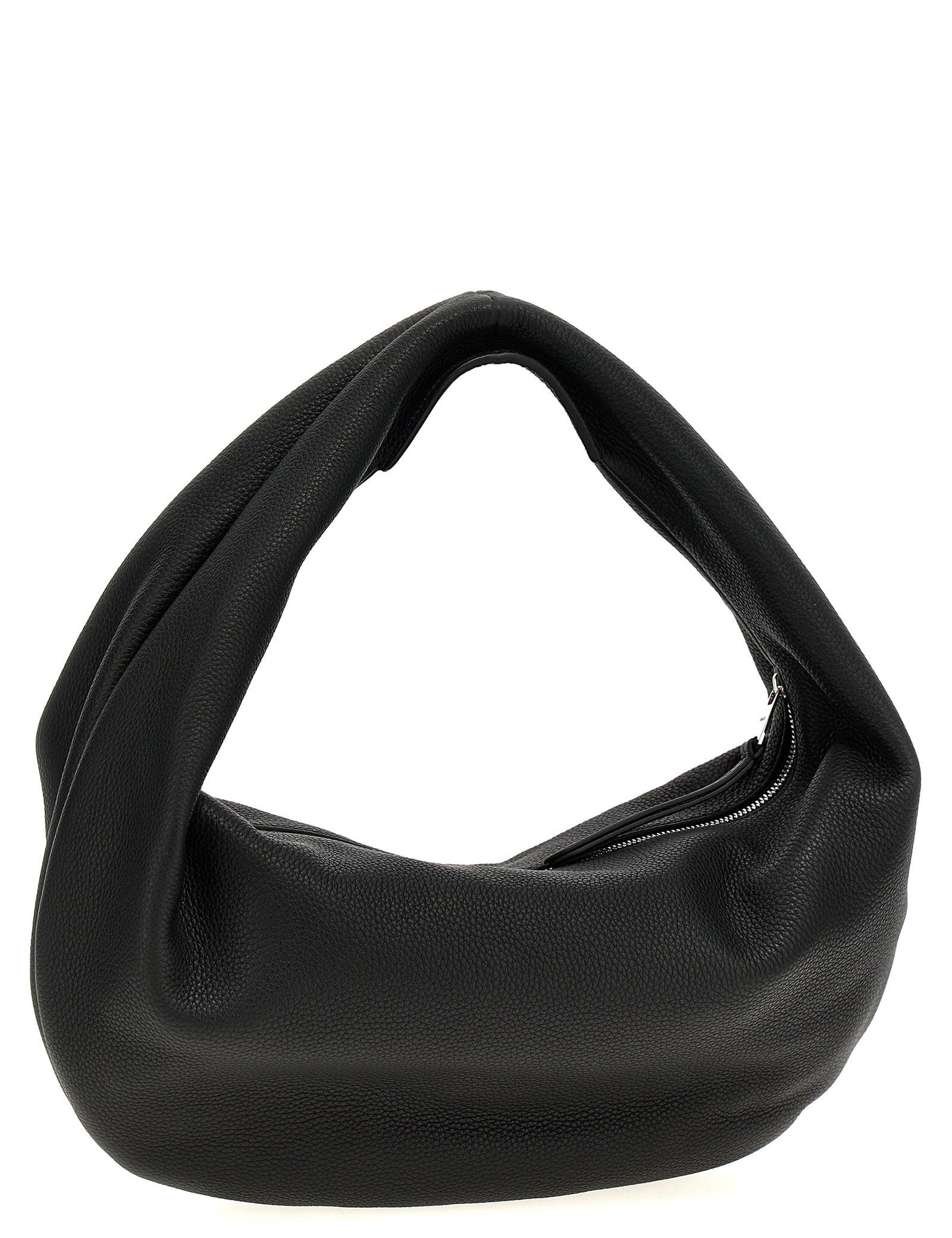 Khaite Black Calfskin Hobo Bag