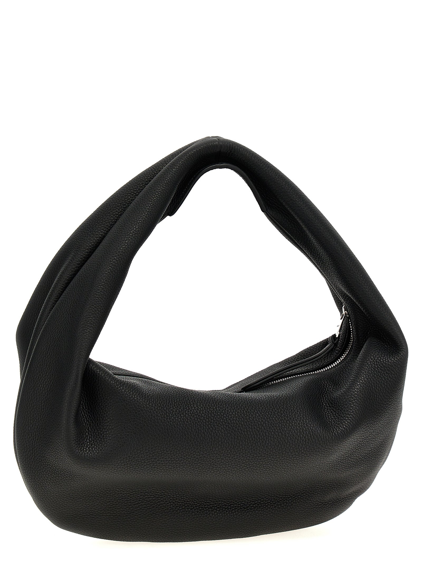 Khaite Black Calfskin Hobo Bag
