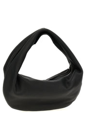 Khaite Black Calfskin Hobo Bag