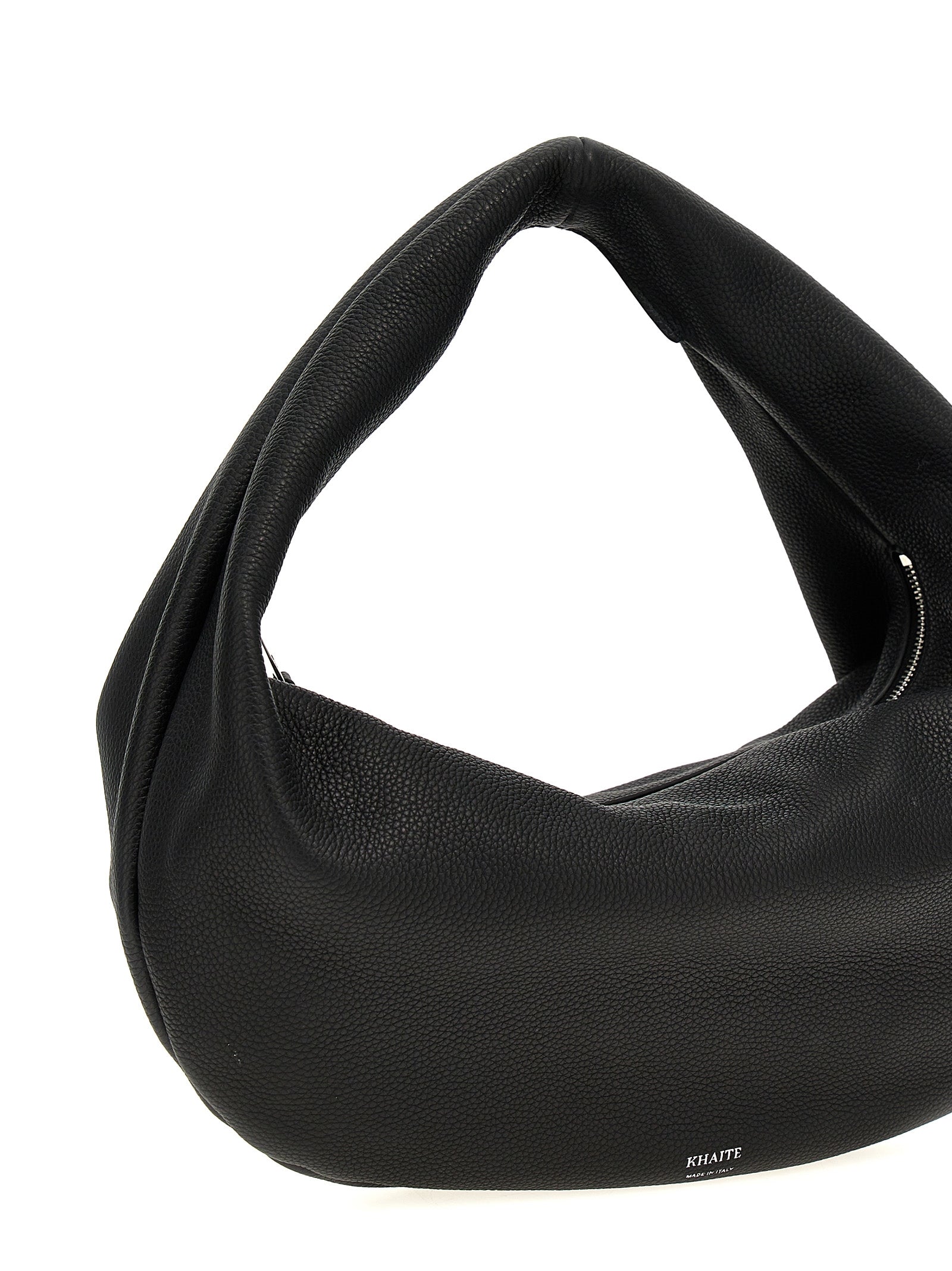 Khaite Black Calfskin Hobo Bag