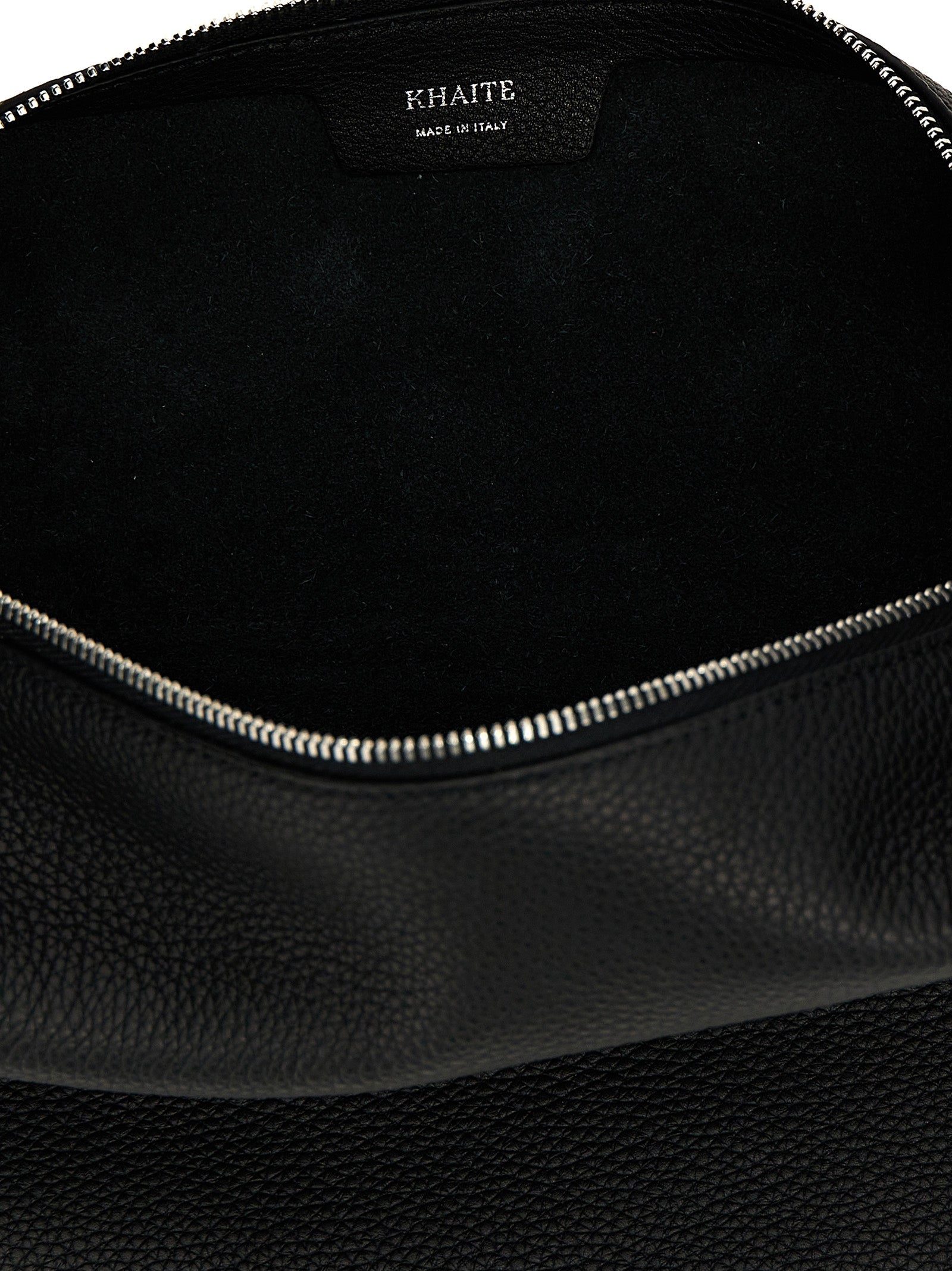 Khaite Black Calfskin Hobo Bag