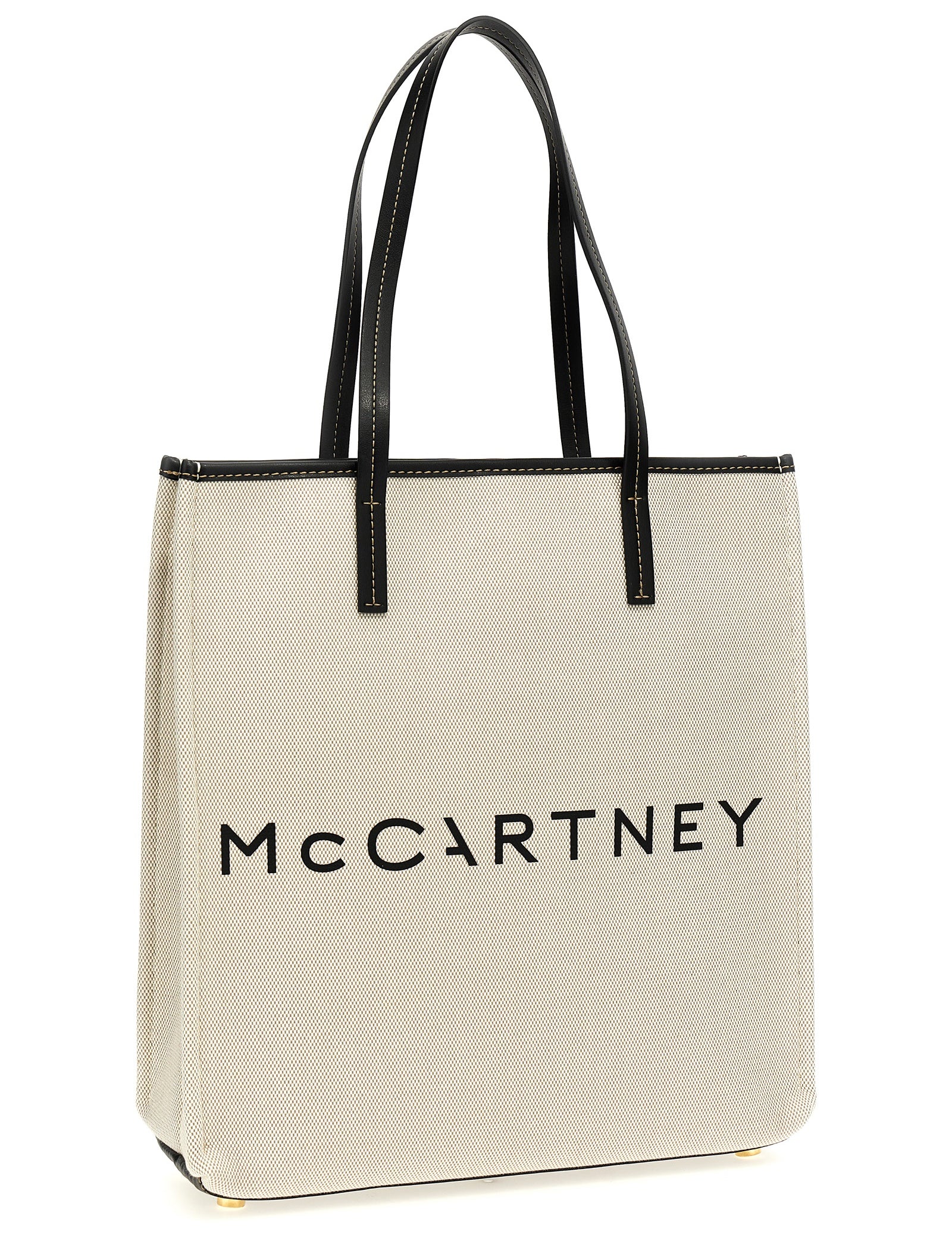 Stella McCartney Beige Canvas Shopping Bag