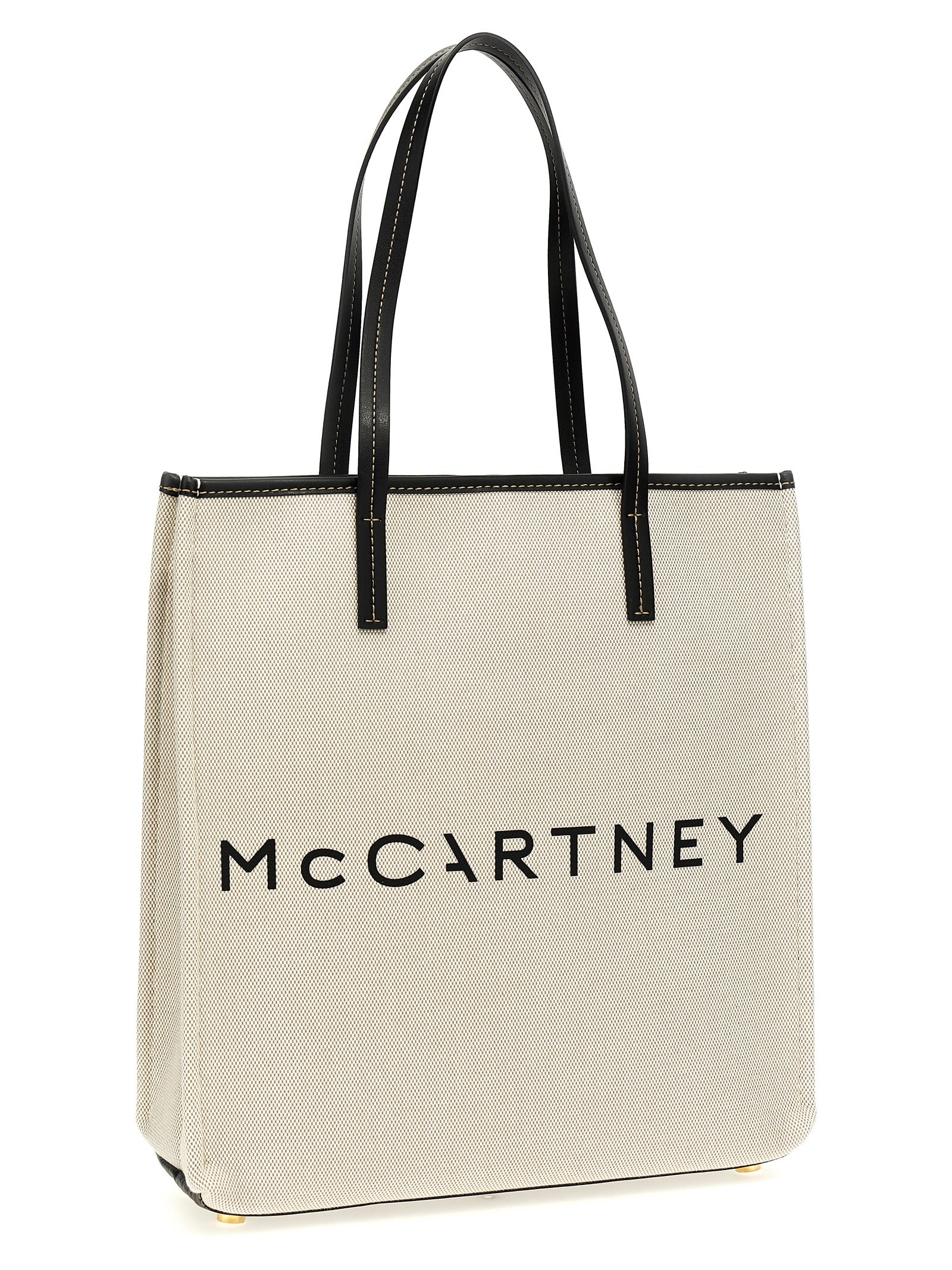 Stella McCartney Beige Canvas Shopping Bag