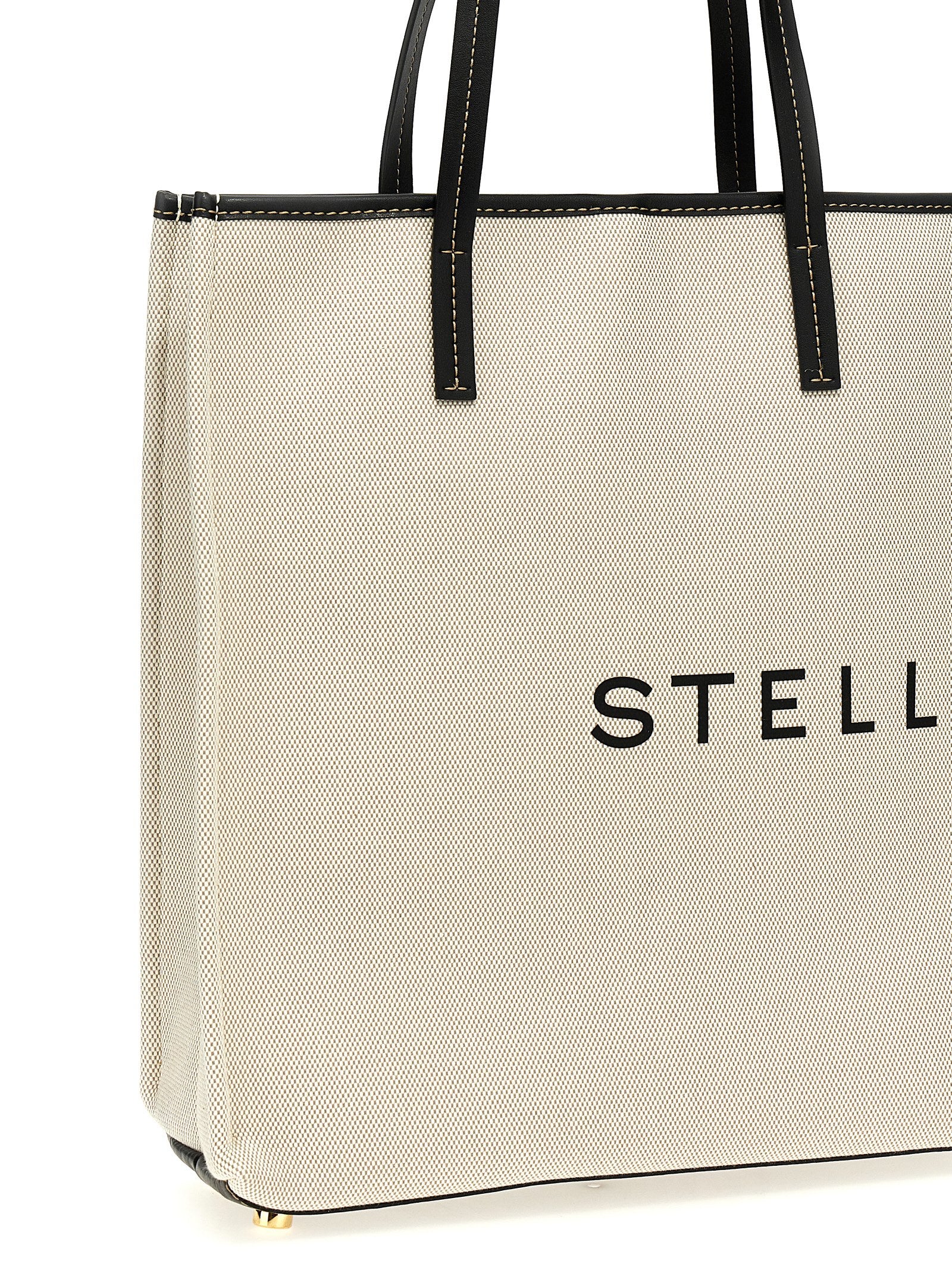 Stella McCartney Beige Canvas Shopping Bag