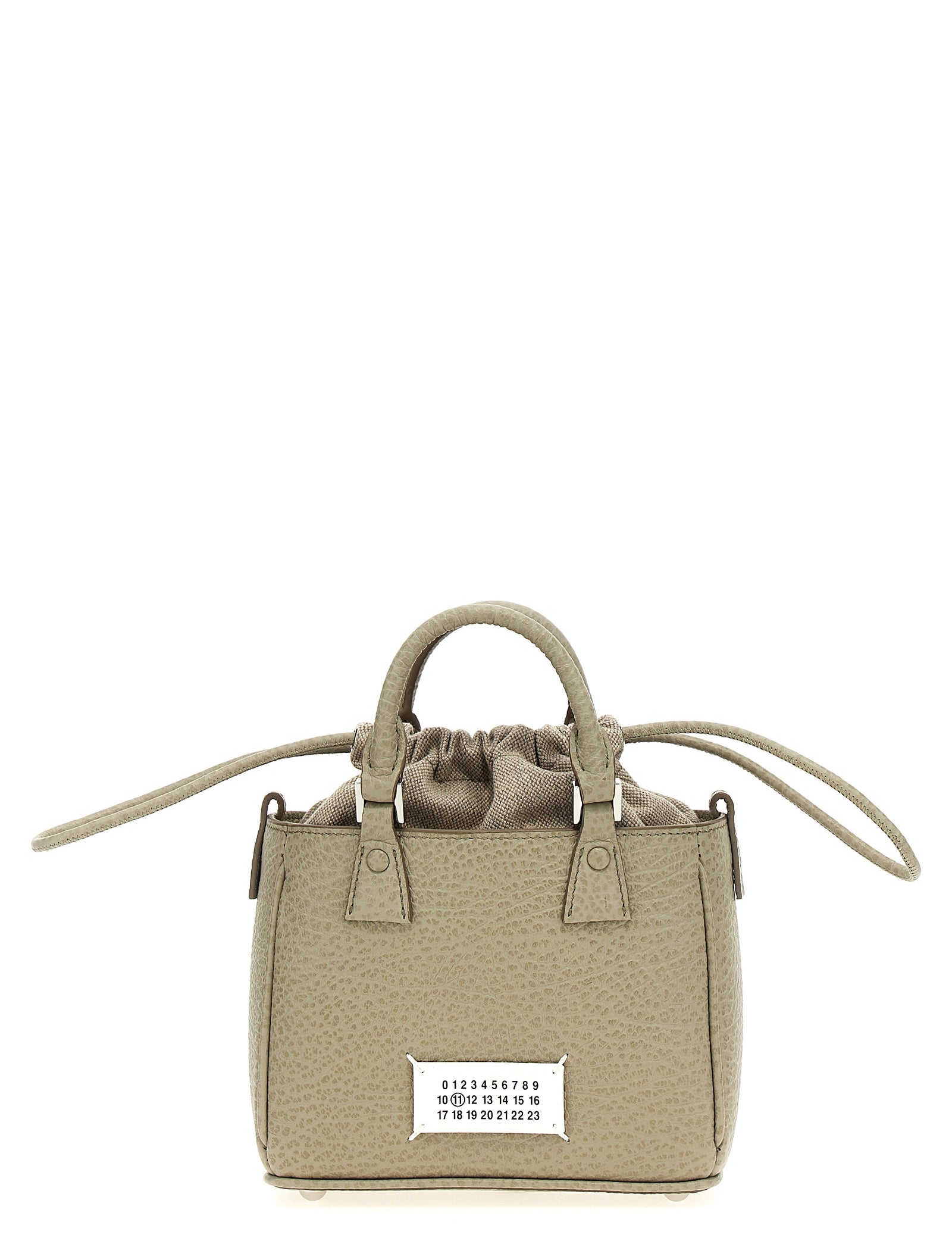 Maison Margiela Gray Calfskin Handbag