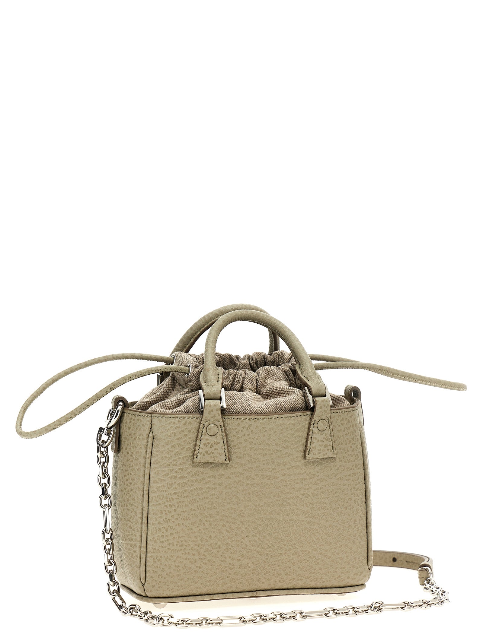 Maison Margiela Gray Calfskin Handbag