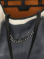 Stella McCartney Multicolor Cotton Tote Bag