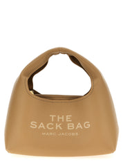 Marc Jacobs Beige Full-Grain Leather Mini Sack Bag