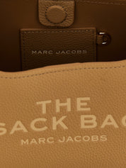Marc Jacobs Beige Full-Grain Leather Mini Sack Bag