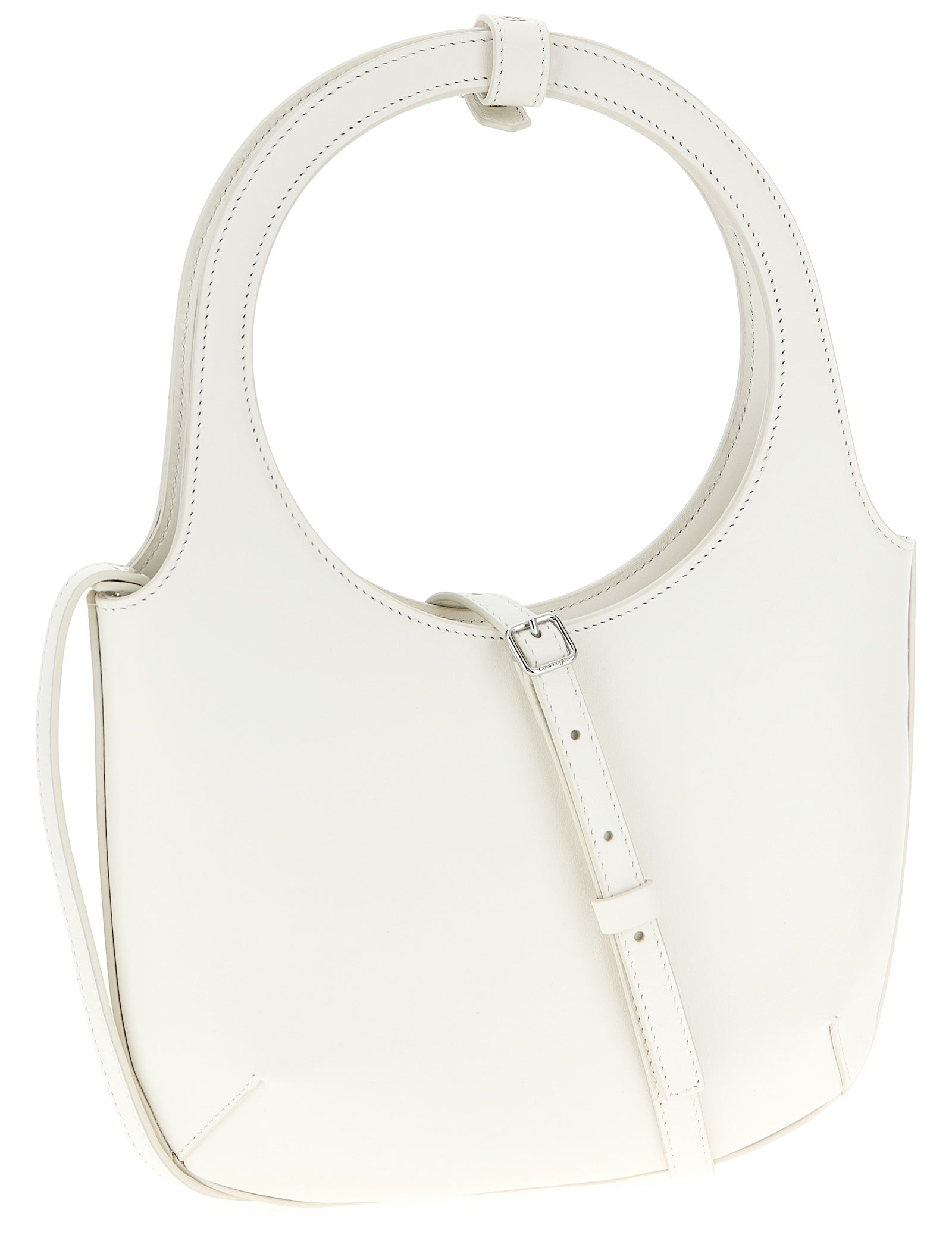 Courrèges White Calfskin Handbag