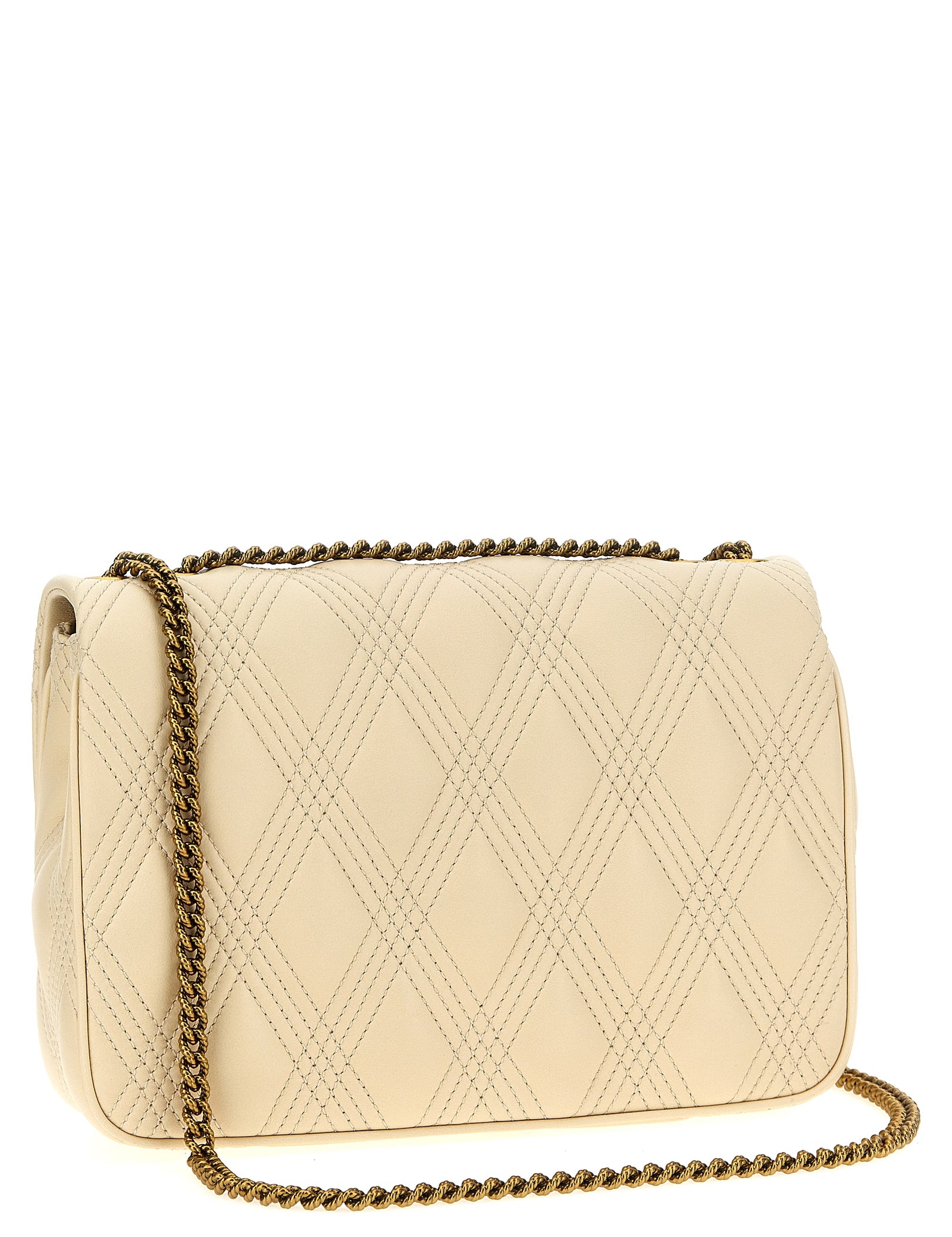 Valentino Garavani White Lamb Leather Shoulder Bag
