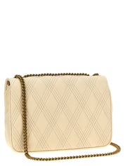 Valentino Garavani White Lamb Leather Shoulder Bag
