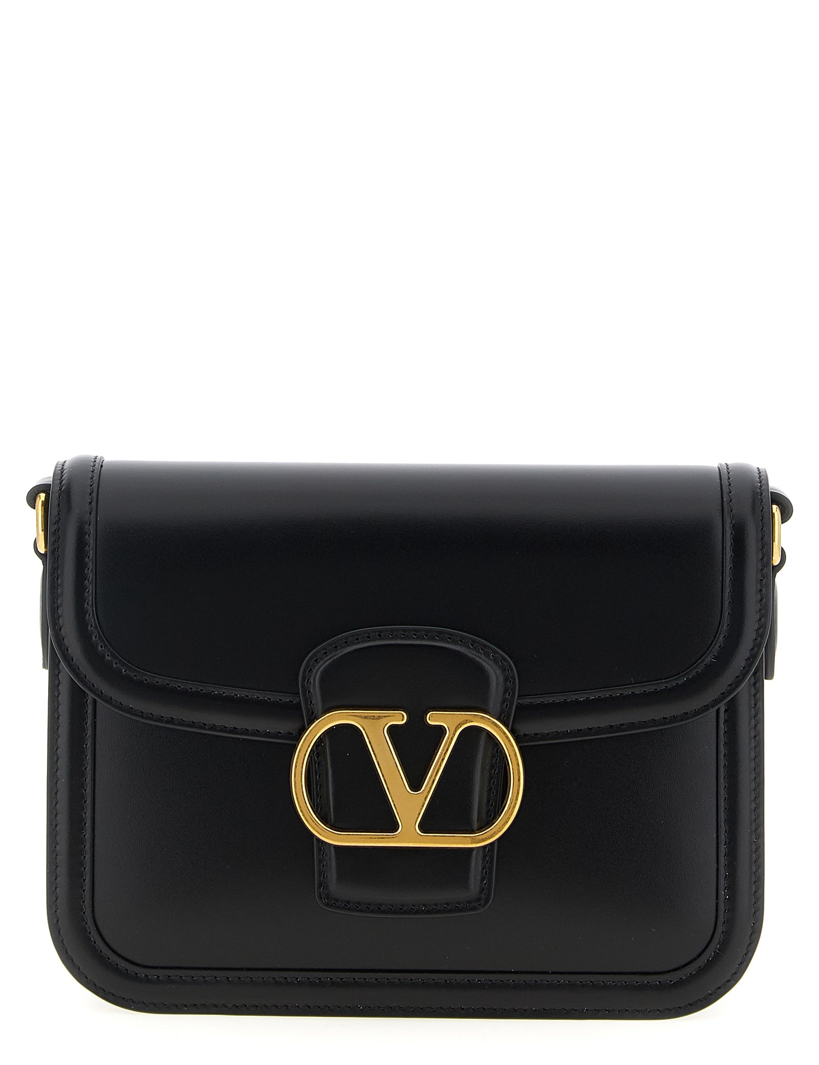 Valentino Garavani Black Calfskin Crossbody Bag