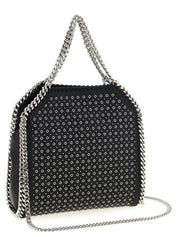 Stella McCartney Black Leather-effect fabric Mini Falabella Handbag
