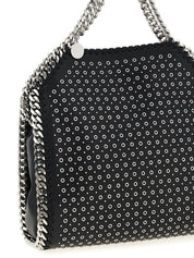 Stella McCartney Black Leather-effect fabric Mini Falabella Handbag