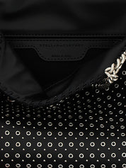 Stella McCartney Black Leather-effect fabric Mini Falabella Handbag