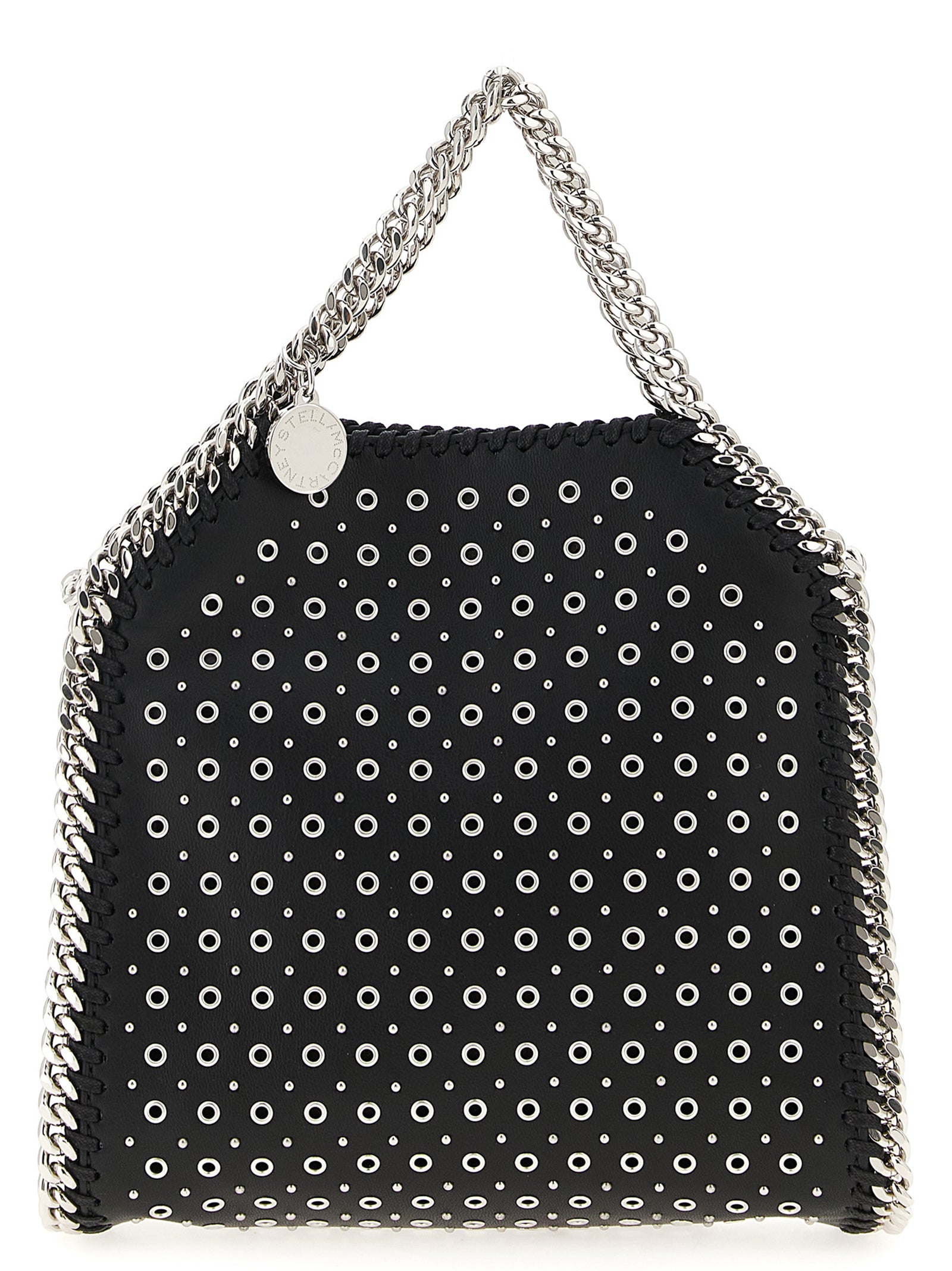 Stella McCartney Black Polyester Tiny Falabella Handbag