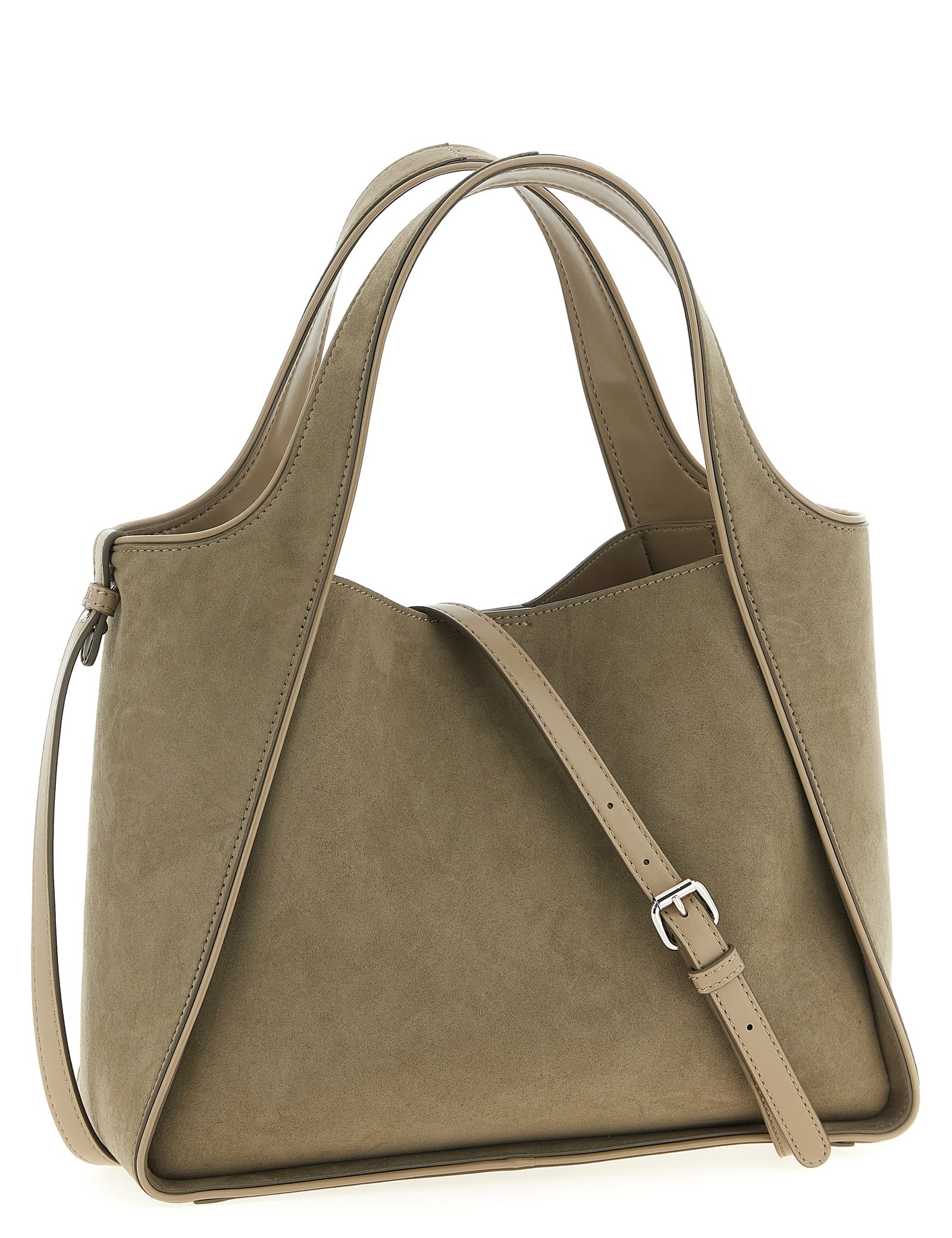 Stella McCartney Green Alter Suede Crossbody Bag