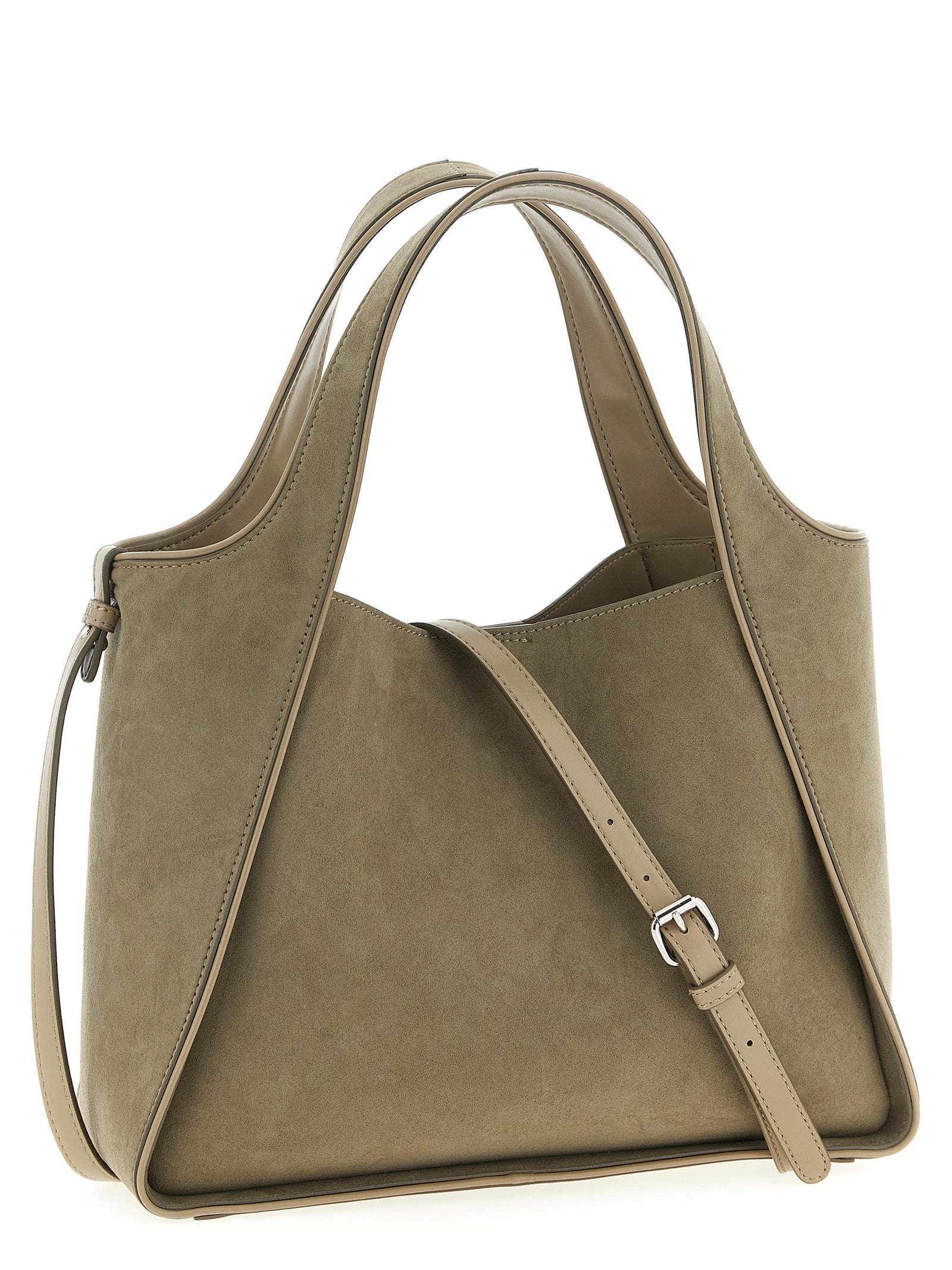 Stella McCartney Green Alter Suede Crossbody Bag