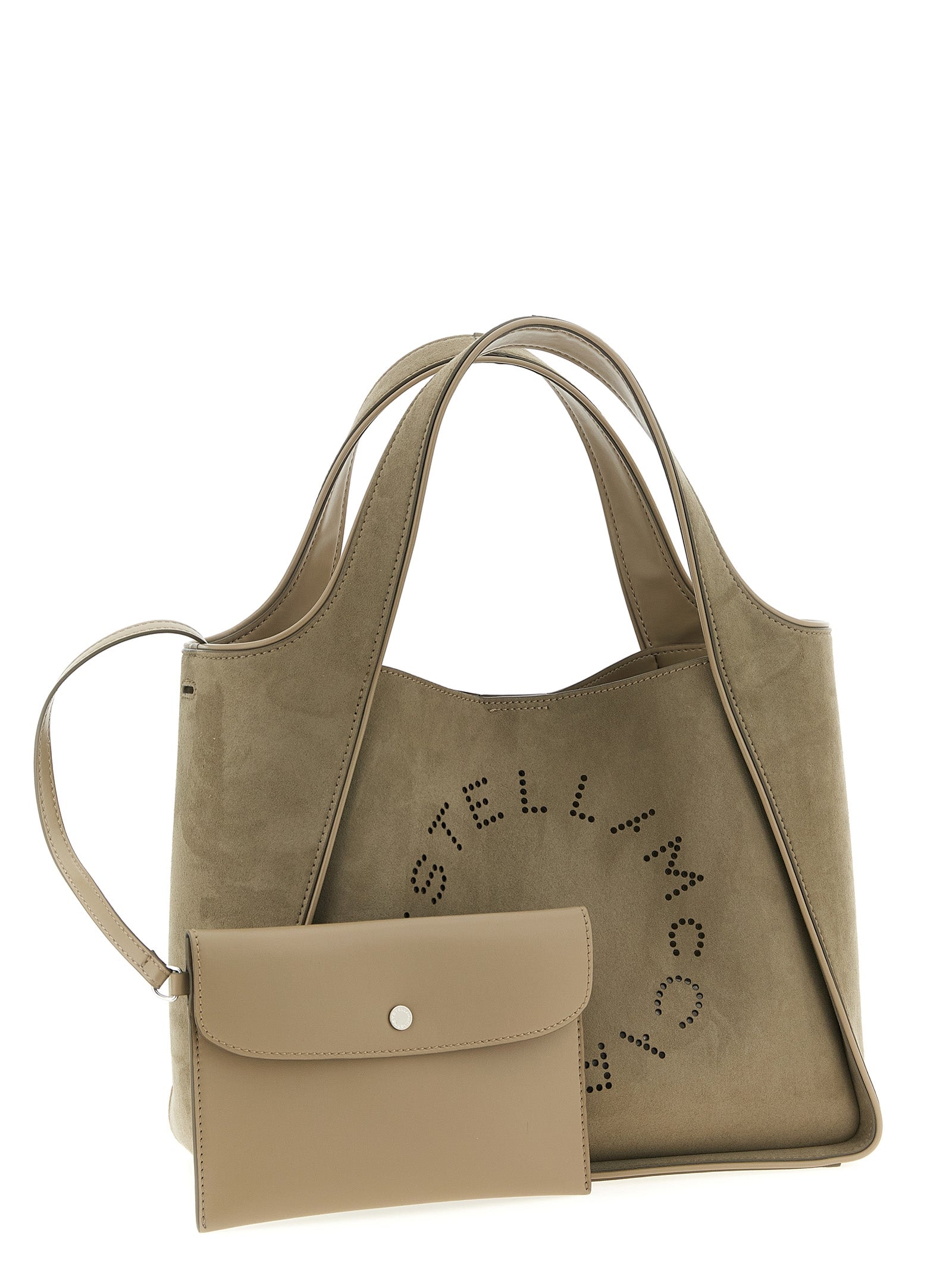 Stella McCartney Green Alter Suede Crossbody Bag