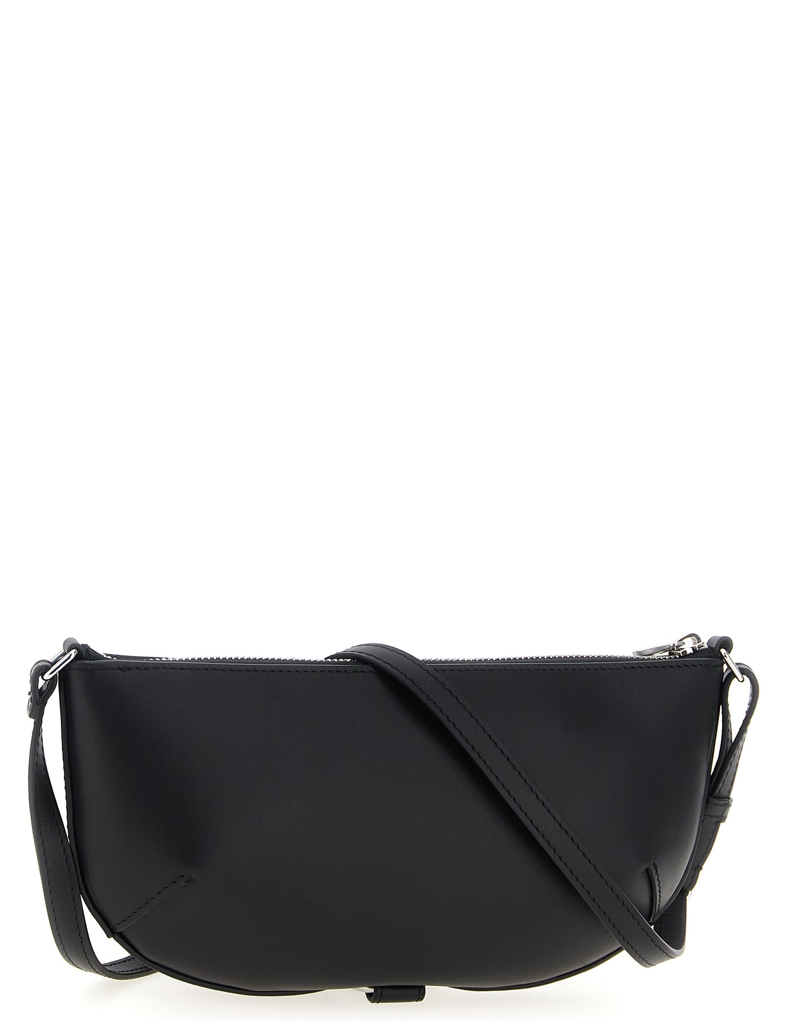 Courrèges Black Calfskin Shoulder Bag
