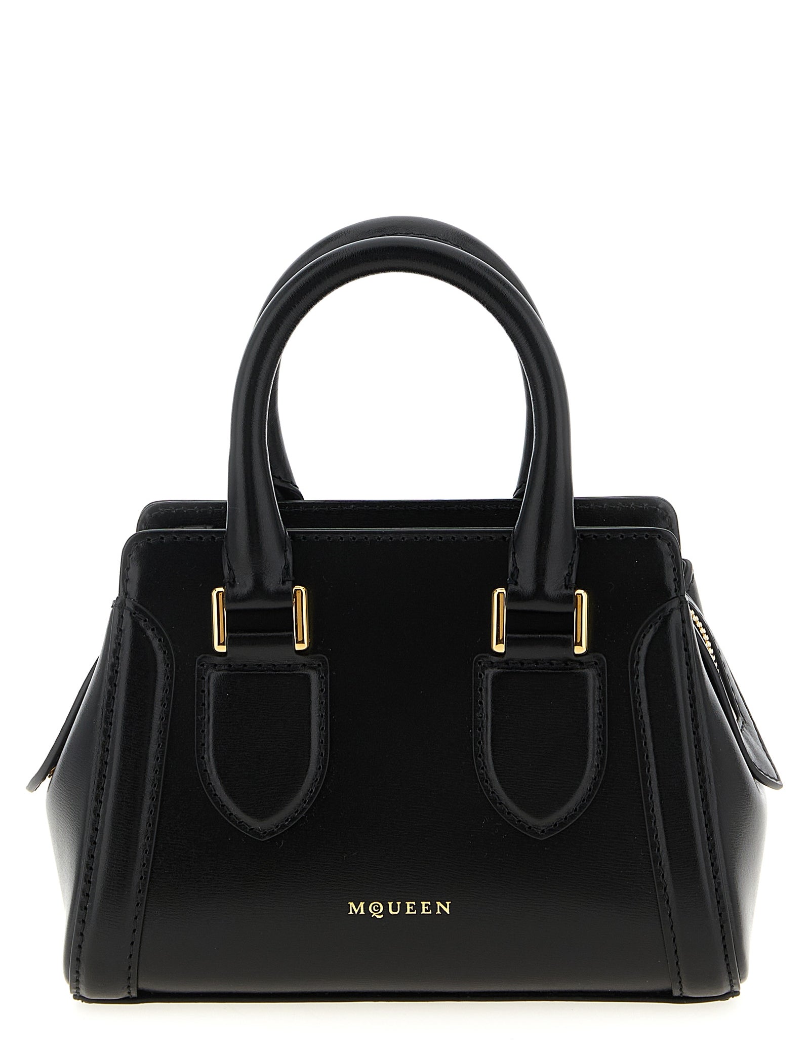 Alexander McQueen Black Calfskin Mini Handbag