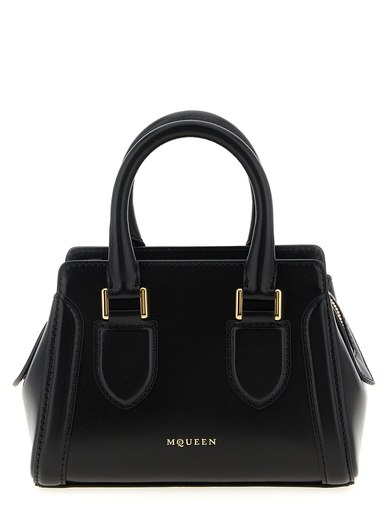 Alexander McQueen Black Calfskin Mini Handbag