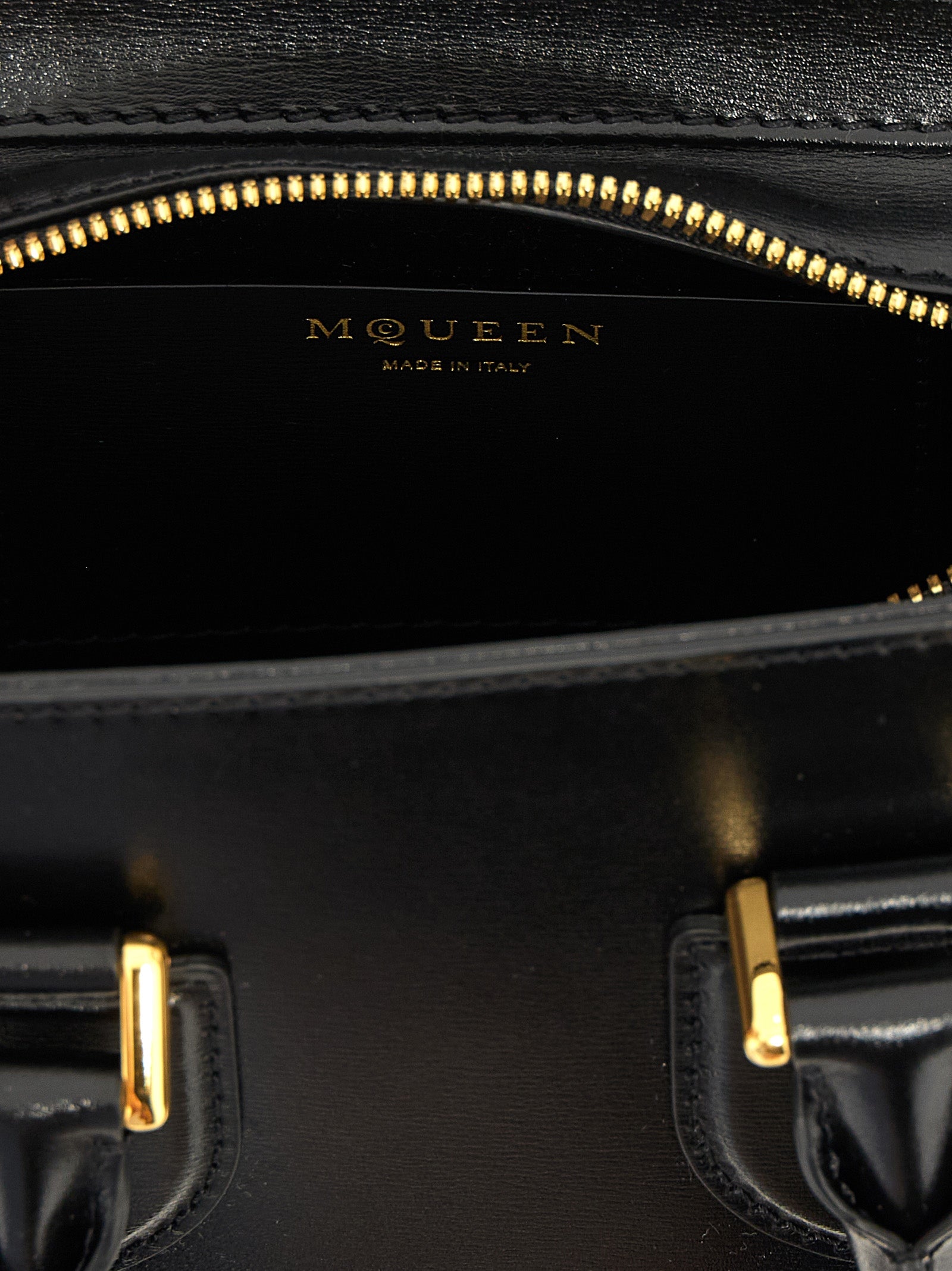Alexander McQueen Black Calfskin Mini Handbag