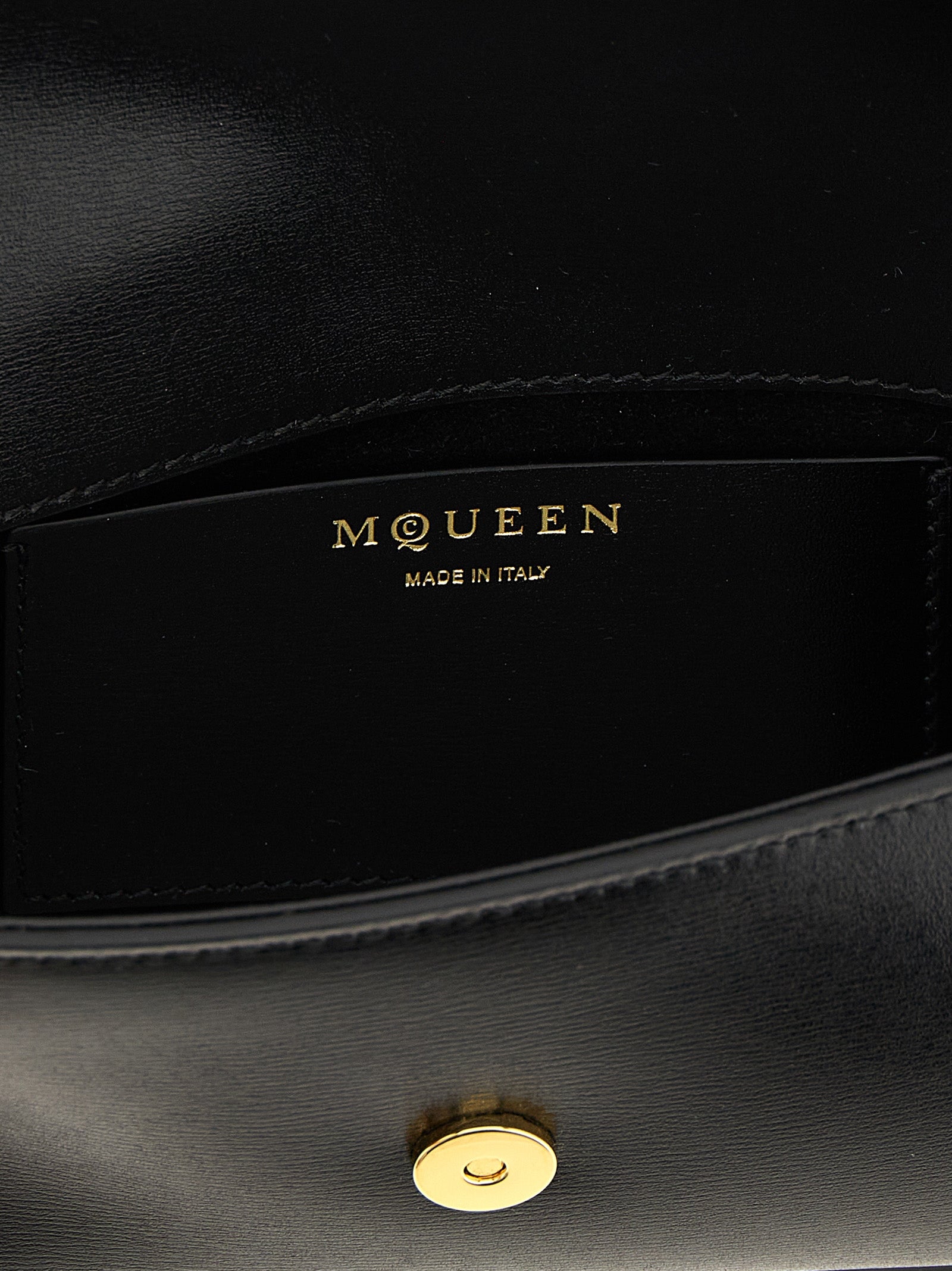 Alexander McQueen Black Calfskin Small Crossbody Bag