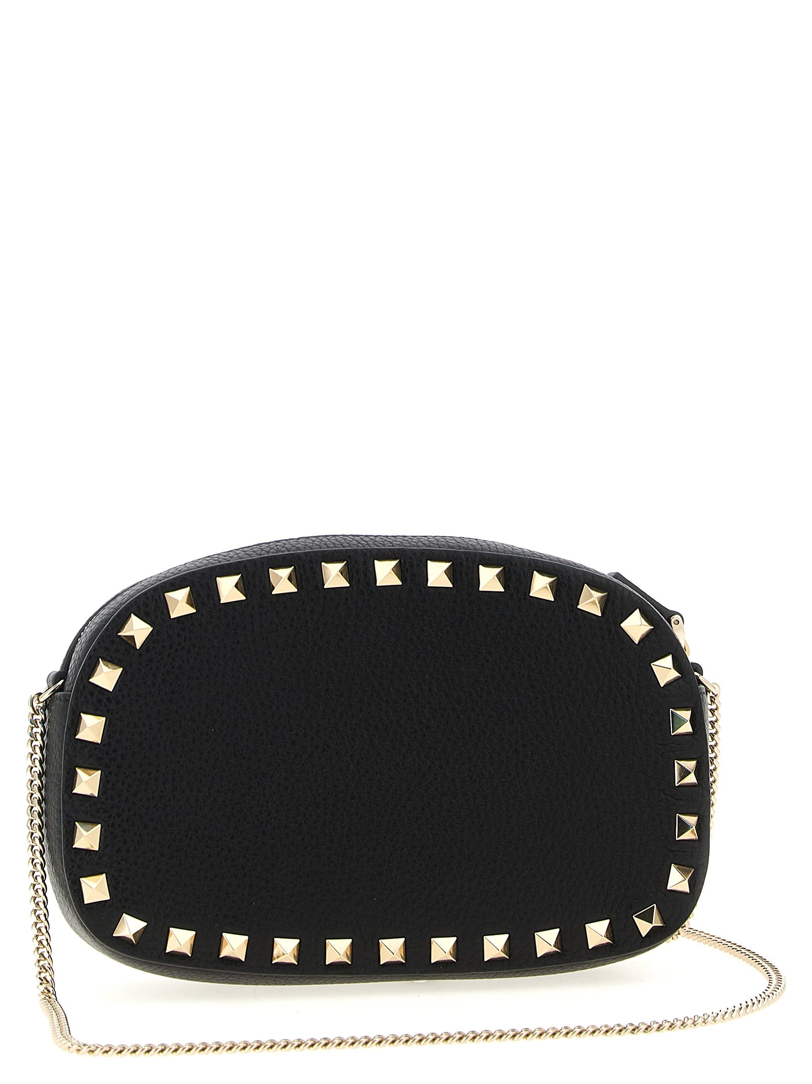 Valentino Garavani Black Calfskin Mini Crossbody Bag