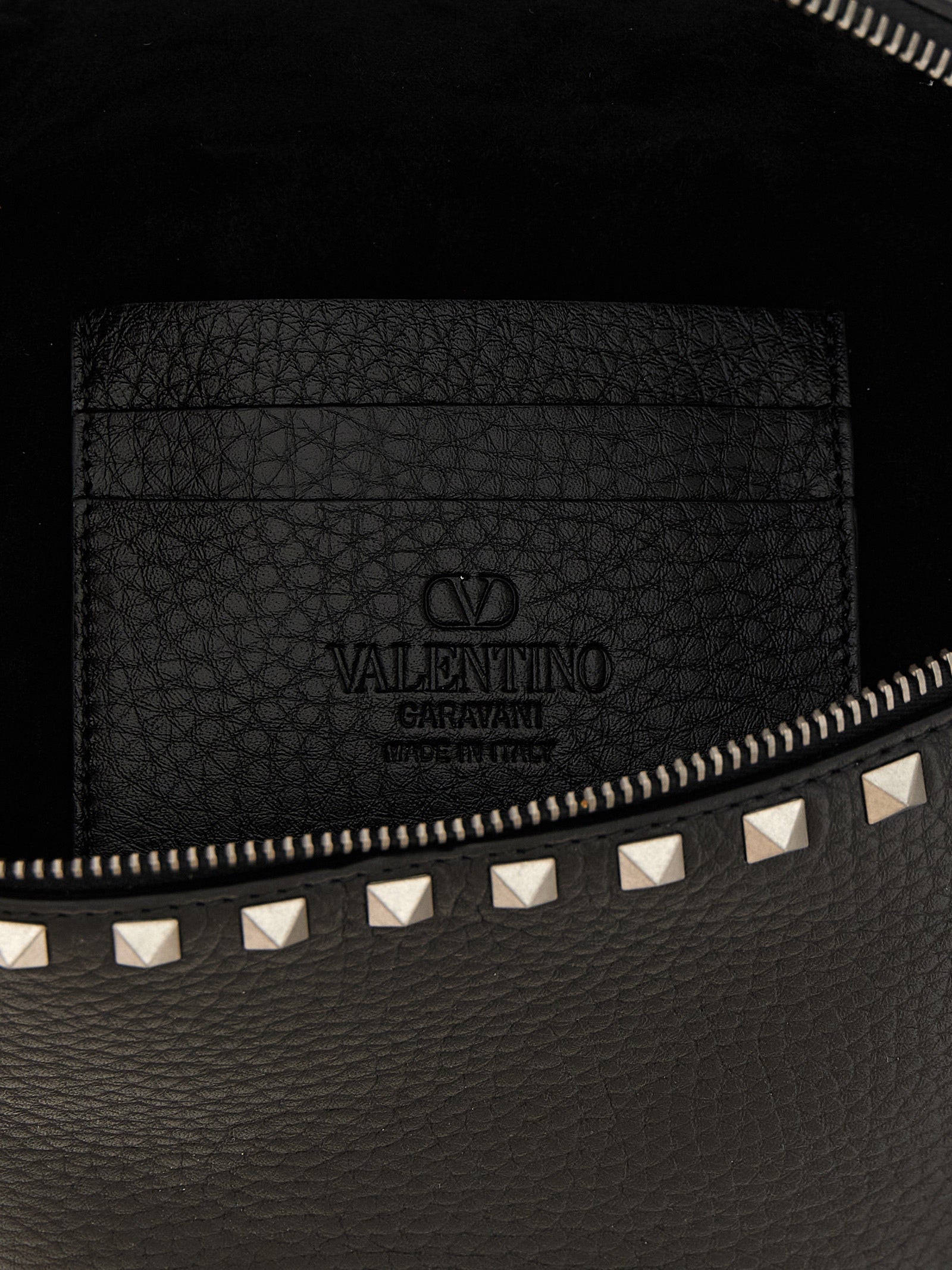 Valentino Garavani Black Calfskin Crossbody Bag