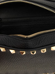 Valentino Garavani Black Calfskin Mini Crossbody Bag
