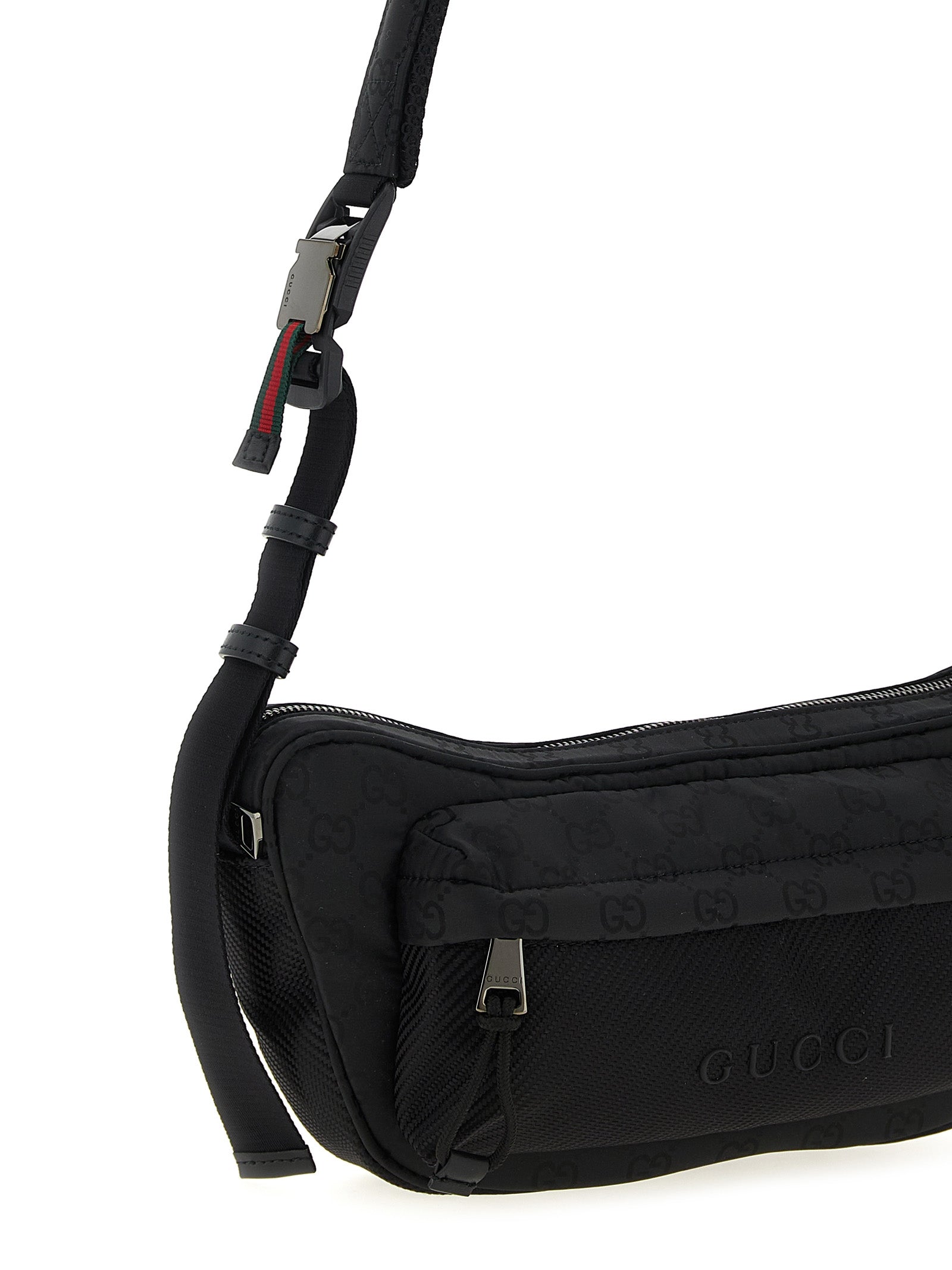 Gucci Black Polyester Crossbody Bag
