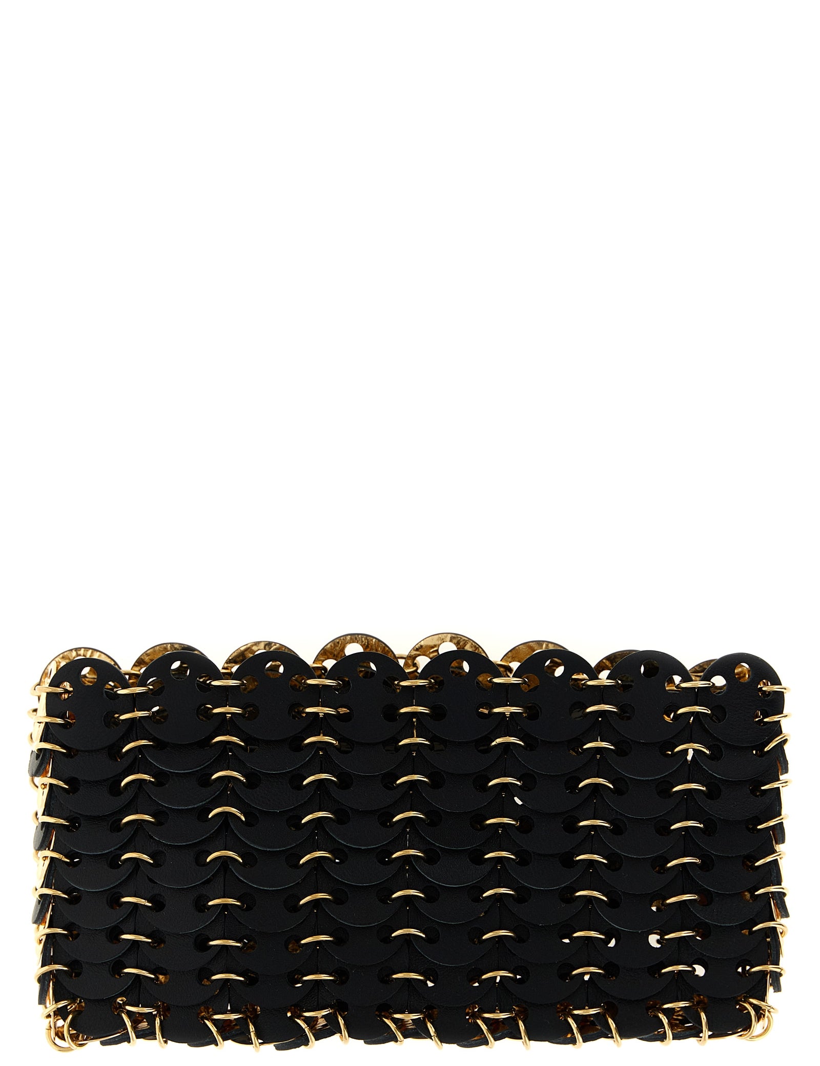 Paco Rabanne Black Calfskin Crossbody Bag
