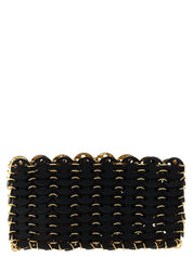 Paco Rabanne Black Calfskin Crossbody Bag